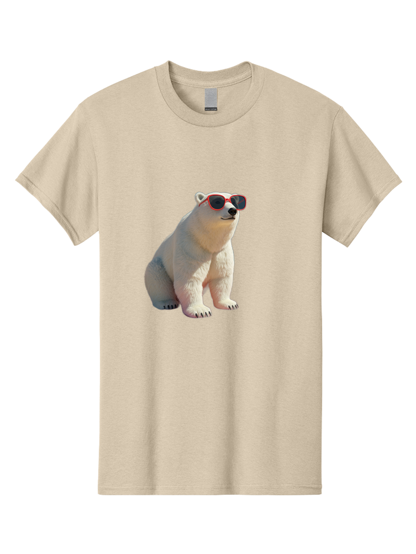 Polar-Bear-Sunglasses-3 Men'S Graphic Tee, 100% Cotton, Comfortable Casual Summer Wear, Machine Washable, Vintage Camera, Old Camera, Antique Camera, Black Camera, Classic Photography, Photography Equipment, Nostalgic Device, Film Camera, Baf415