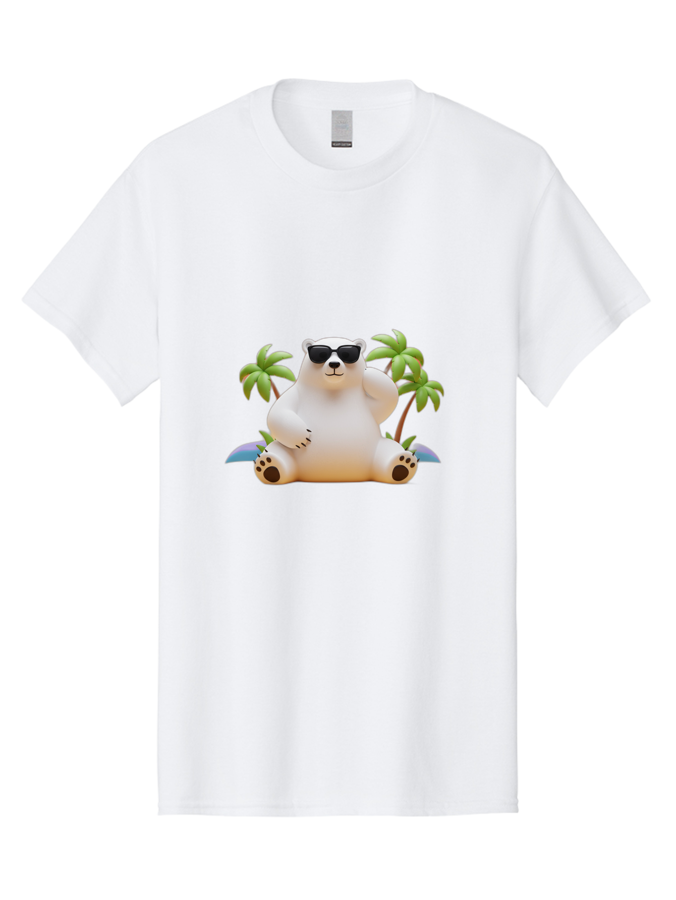 Polar-Bear-Sunglasses Men'S Graphic Tee, 100% Cotton, Comfortable Casual Summer Wear, Machine Washable, Vintage Camera, Old Camera, Antique Camera, Black Camera, Classic Photography, Photography Equipment, Nostalgic Device, Film Camera, Baf418