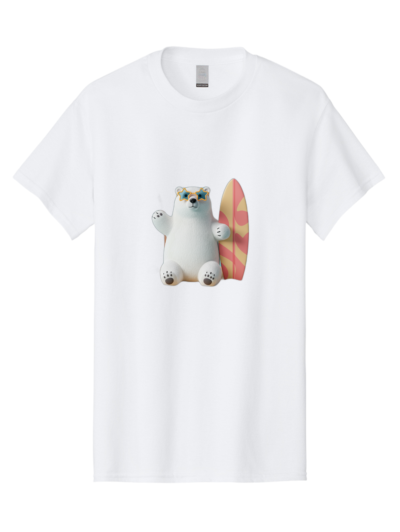 Polar-Bear-Surfboard Men'S Graphic Tee, 100% Cotton, Comfortable Casual Summer Wear, Machine Washable, Vintage Camera, Old Camera, Antique Camera, Black Camera, Classic Photography, Photography Equipment, Nostalgic Device, Film Camera, Baf419