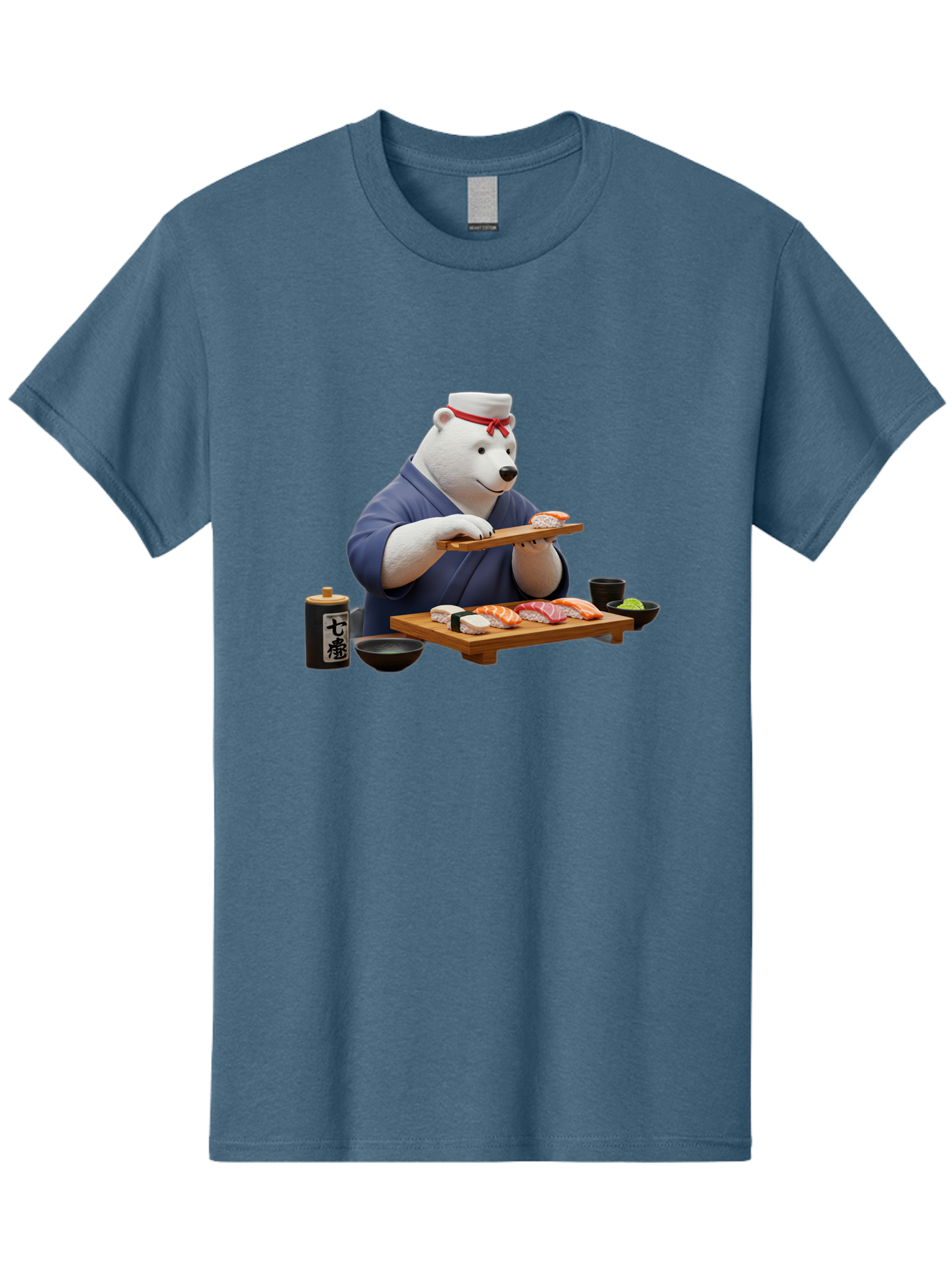 Polar-Bear-Sushi-Chef-1 Men'S Graphic Tee, 100% Cotton, Comfortable Casual Summer Wear, Machine Washable, Vintage Camera, Old Camera, Antique Camera, Black Camera, Classic Photography, Photography Equipment, Nostalgic Device, Film Camera, Baf420