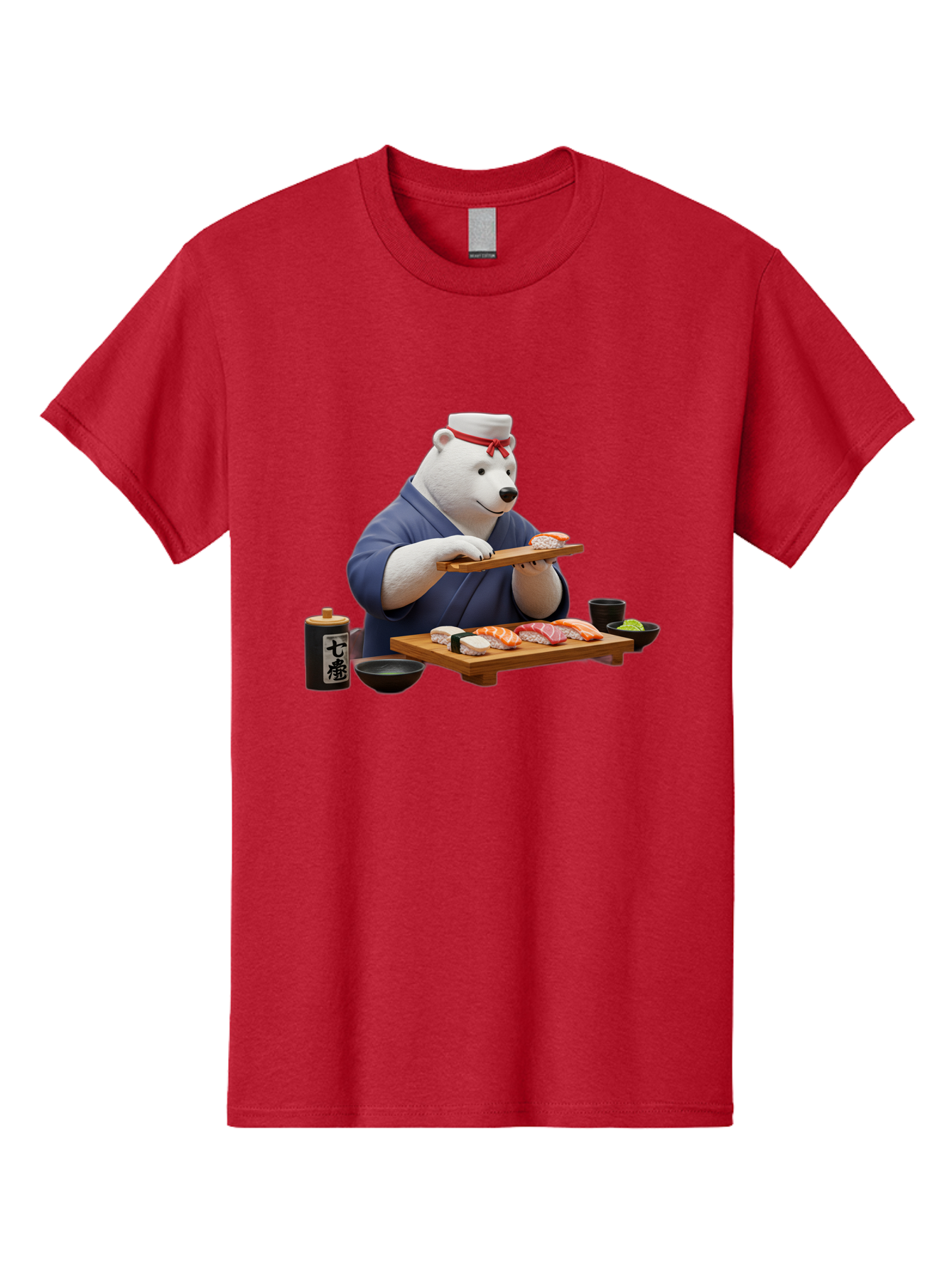 Polar-Bear-Sushi-Chef-1 Men'S Graphic Tee, 100% Cotton, Comfortable Casual Summer Wear, Machine Washable, Vintage Camera, Old Camera, Antique Camera, Black Camera, Classic Photography, Photography Equipment, Nostalgic Device, Film Camera, Baf420