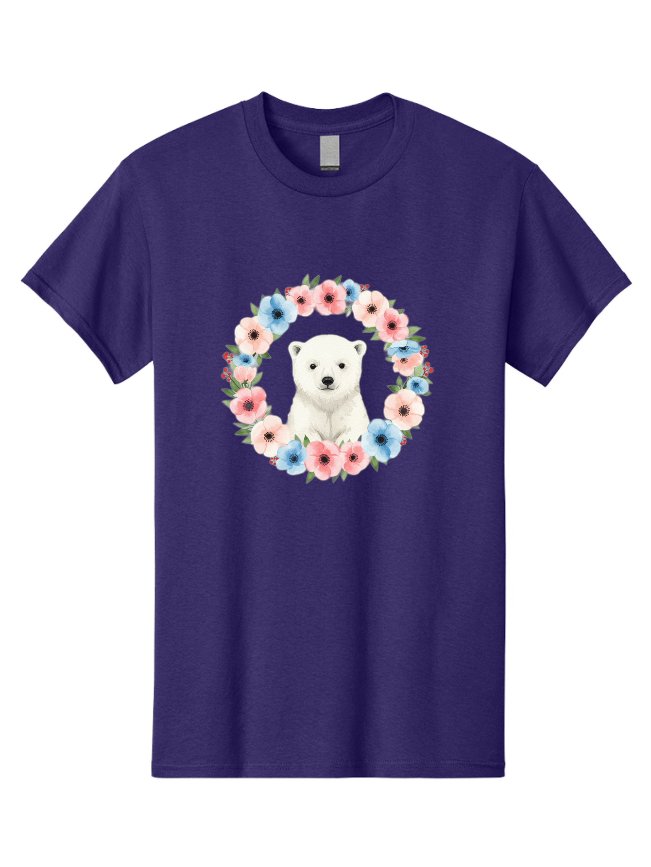 Polar-Bear-With-Flowers Men'S Graphic Tee, 100% Cotton, Comfortable Casual Summer Wear, Machine Washable, Vintage Camera, Old Camera, Antique Camera, Black Camera, Classic Photography, Photography Equipment, Nostalgic Device, Film Camera, Baf428