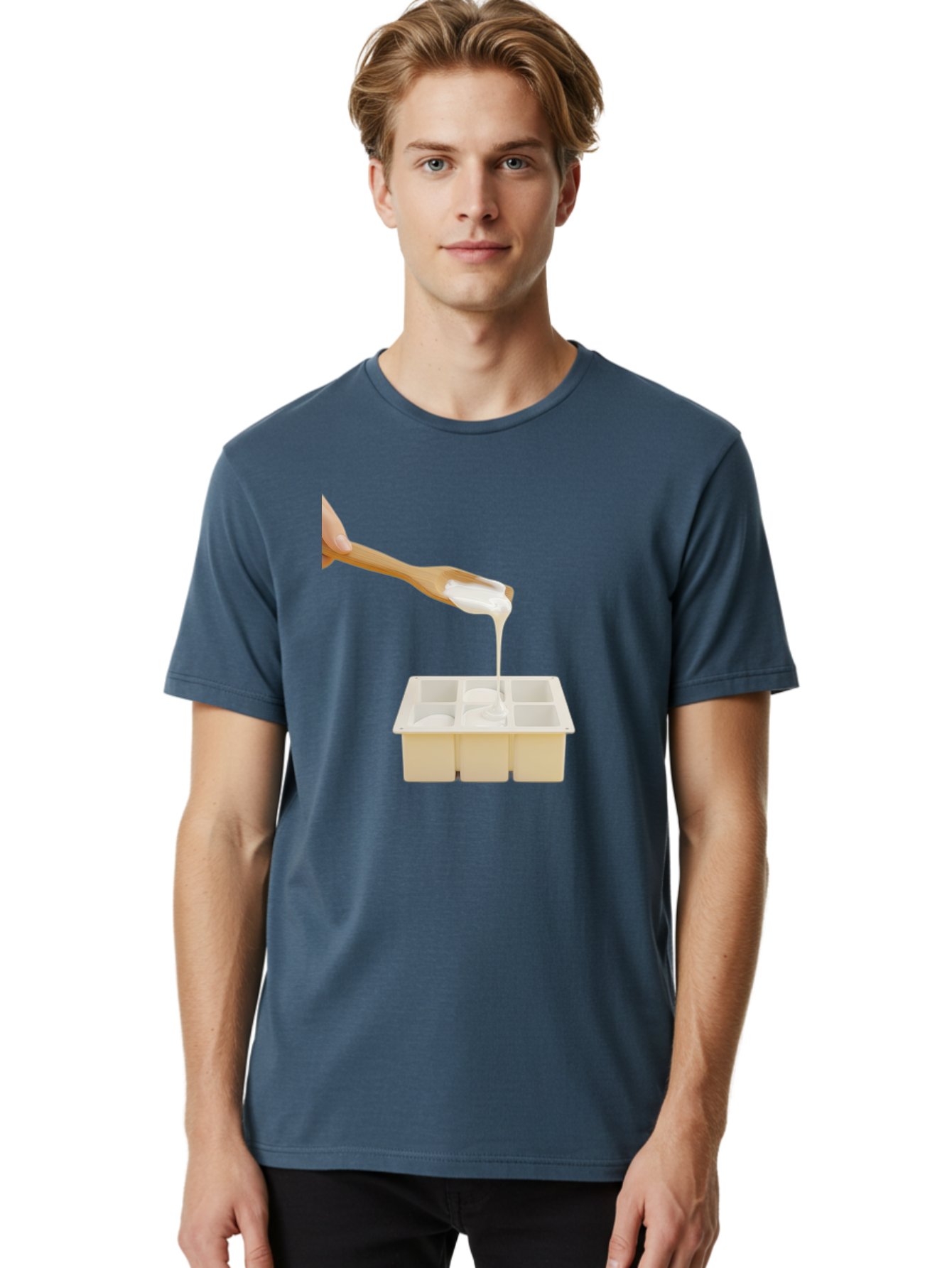 Pouring-Into-Ice-Cube-Tray Men'S Graphic Tee, 100% Cotton, Comfortable Casual Summer Wear, Machine Washable, Vintage Camera, Old Camera, Antique Camera, Black Camera, Classic Photography, Photography Equipment, Nostalgic Device, Film Camera, Baf435