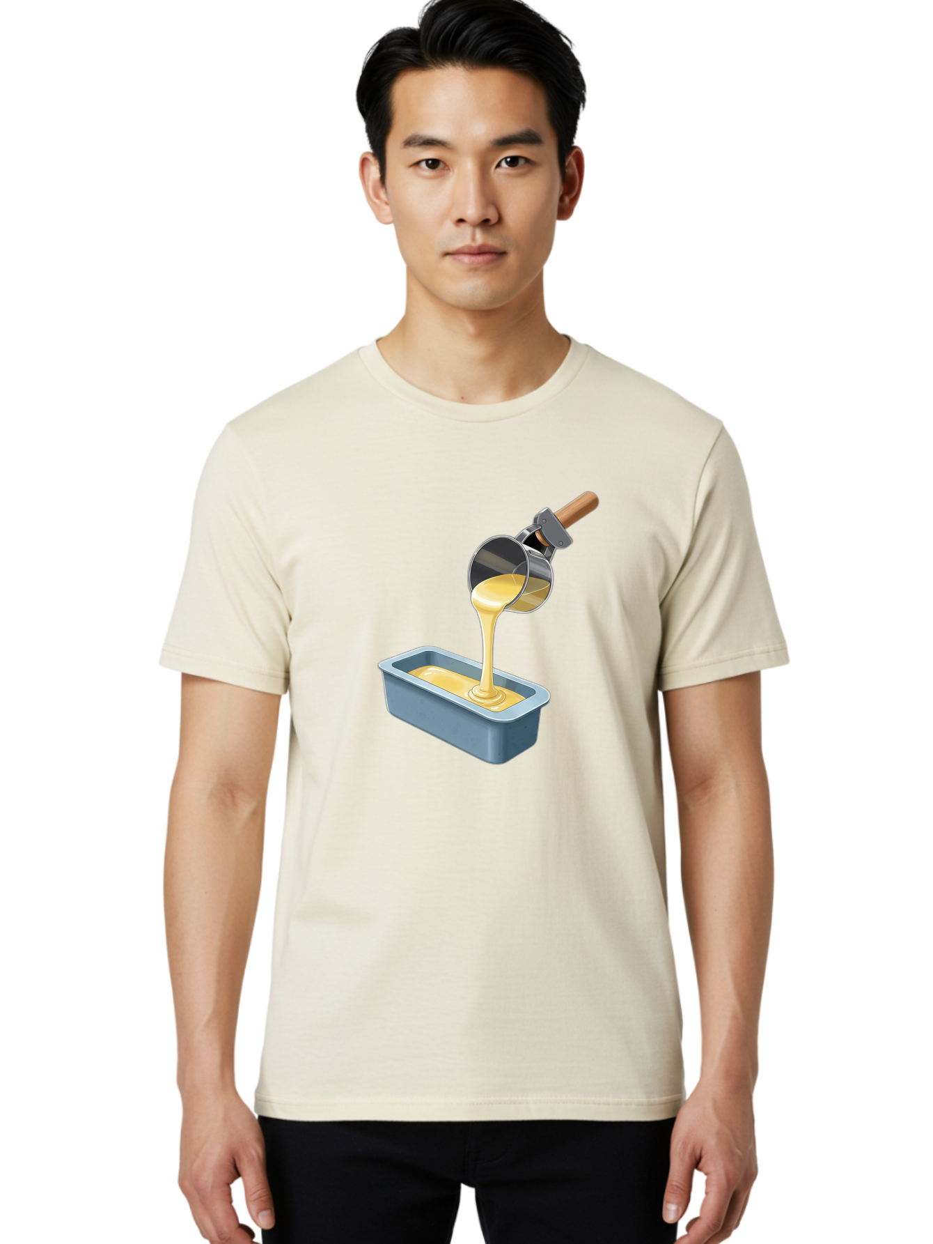 Pudding-Pouring-Into-Pan Men'S Graphic Tee, 100% Cotton, Comfortable Casual Summer Wear, Machine Washable, Vintage Camera, Old Camera, Antique Camera, Black Camera, Classic Photography, Photography Equipment, Nostalgic Device, Film Camera, Baf438