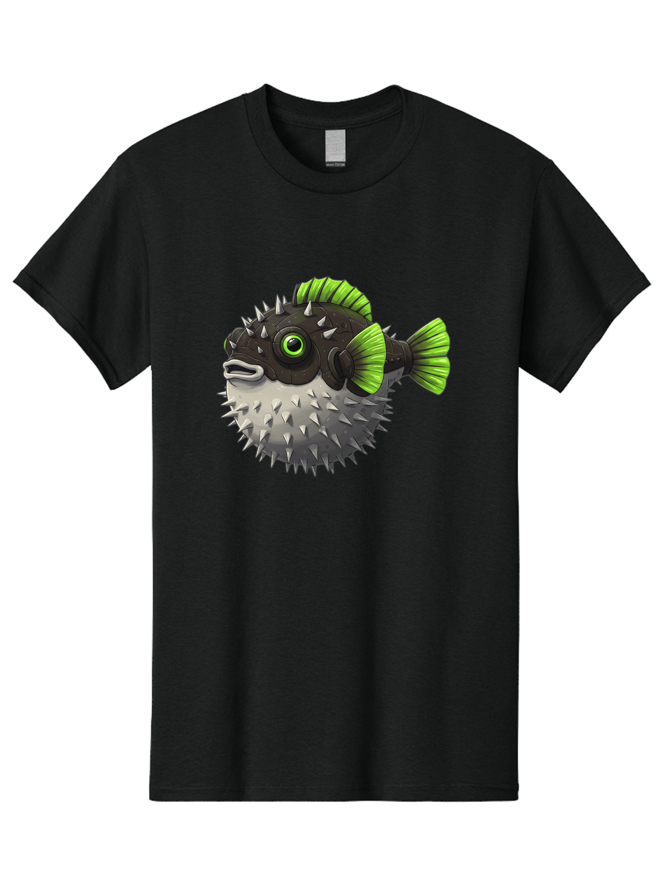 Puffer-Fish Men'S Graphic Tee, 100% Cotton, Comfortable Casual Summer Wear, Machine Washable, Vintage Camera, Old Camera, Antique Camera, Black Camera, Classic Photography, Photography Equipment, Nostalgic Device, Film Camera, Camera Art Baf439