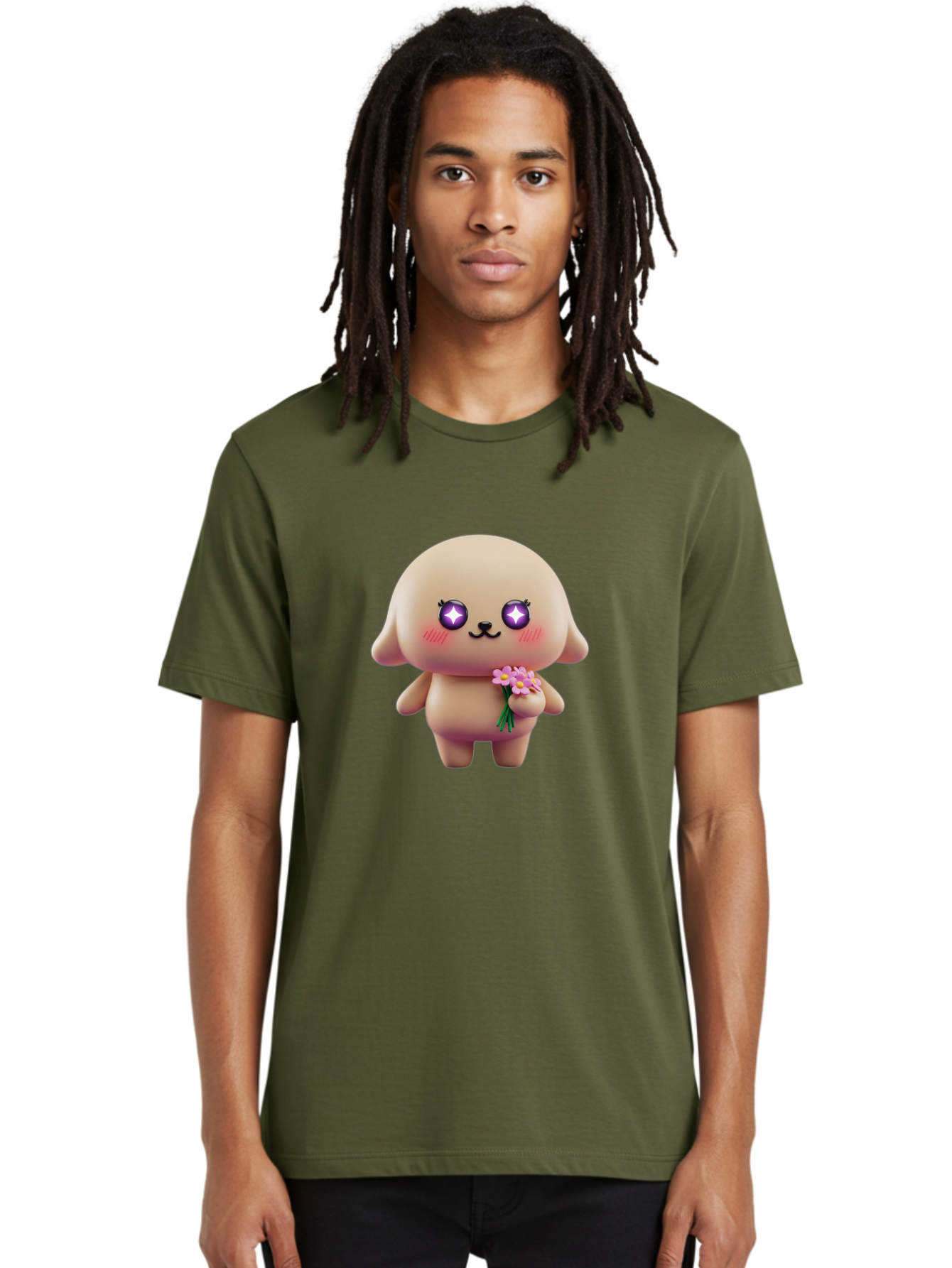 Puppy-With-Flowers Men'S Graphic Tee, 100% Cotton, Comfortable Casual Summer Wear, Machine Washable, Vintage Camera, Old Camera, Antique Camera, Black Camera, Classic Photography, Photography Equipment, Nostalgic Device, Film Camera, Baf442