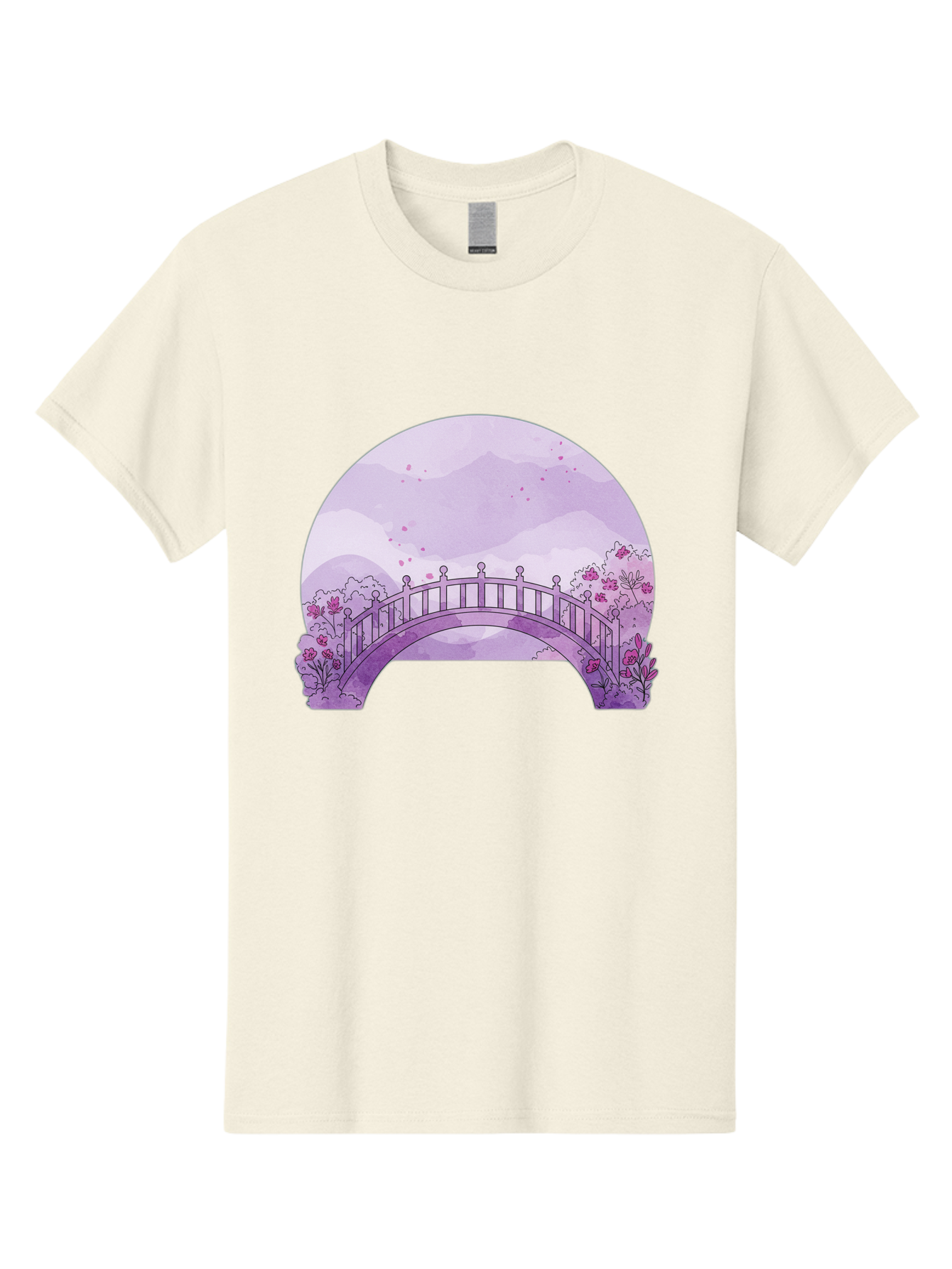 Purple-Bridge-1 Men'S Graphic Tee, 100% Cotton, Comfortable Casual Summer Wear, Machine Washable, Vintage Camera, Old Camera, Antique Camera, Black Camera, Classic Photography, Photography Equipment, Nostalgic Device, Film Camera, Camera Art Baf445