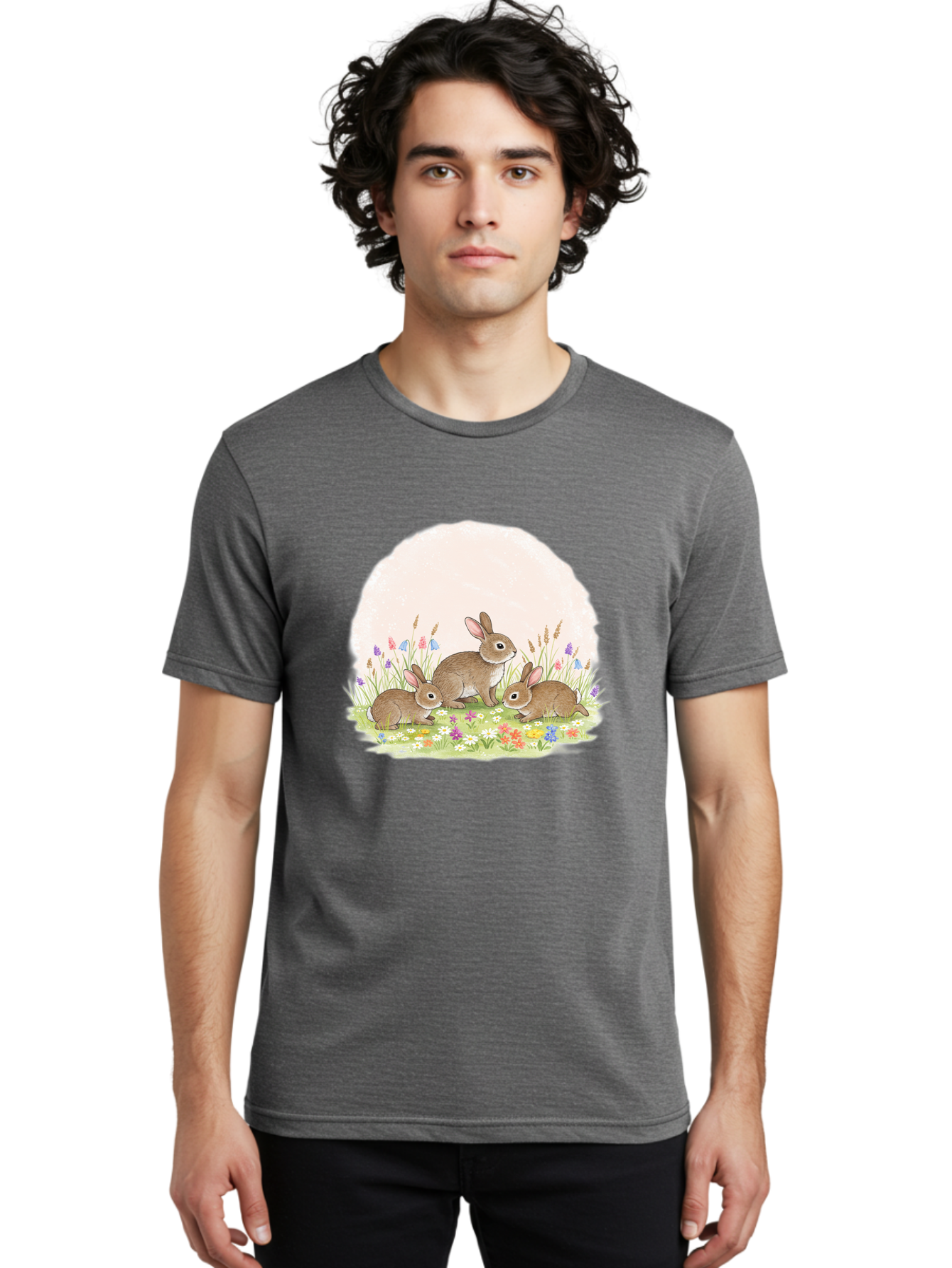 Rabbits-In-Flowers Men'S Graphic Tee, 100% Cotton, Comfortable Casual Summer Wear, Machine Washable, Vintage Camera, Old Camera, Antique Camera, Black Camera, Classic Photography, Photography Equipment, Nostalgic Device, Film Camera, Baf449