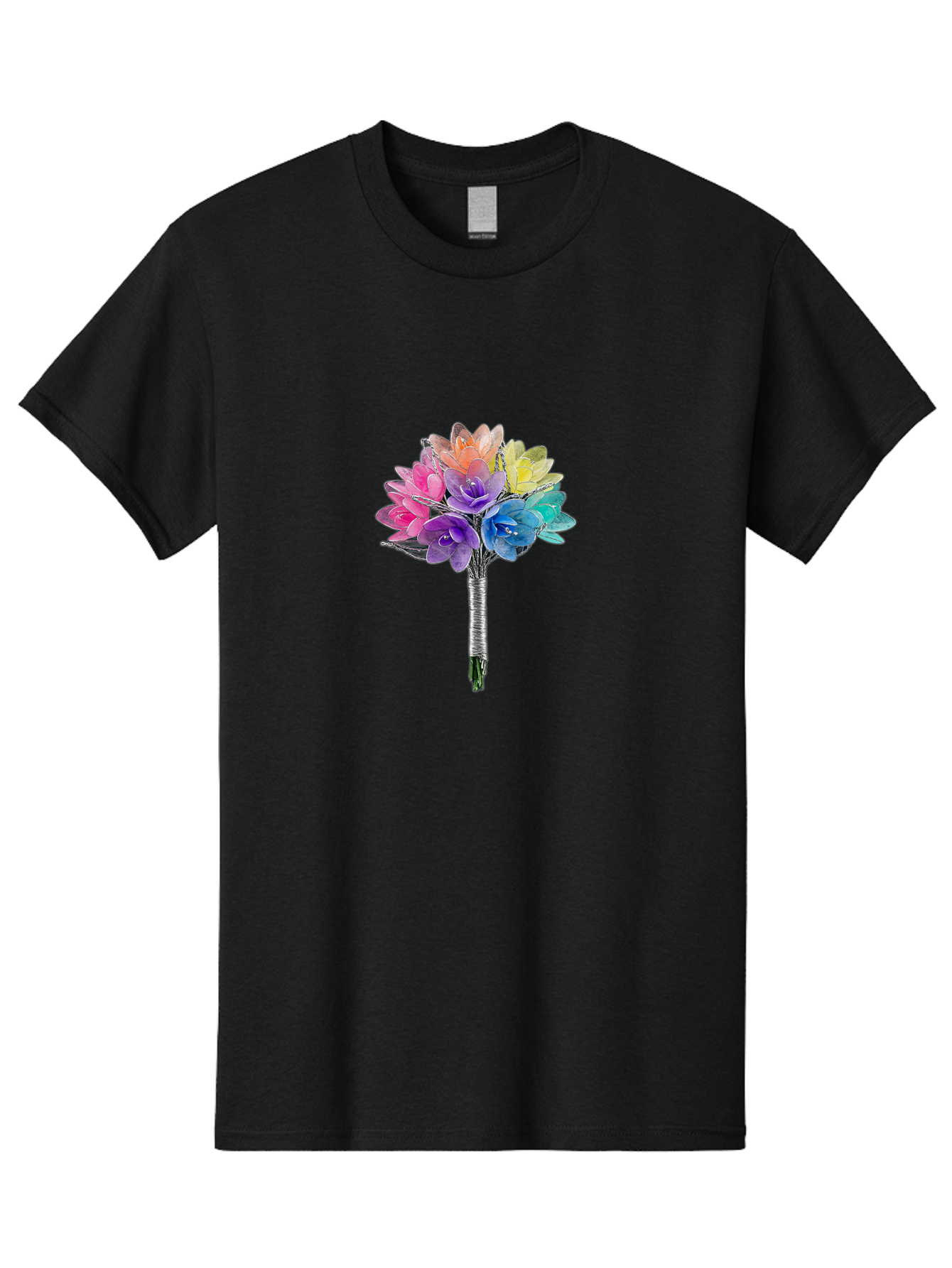 Rainbow-Flowers Men'S Graphic Tee, 100% Cotton, Comfortable Casual Summer Wear, Machine Washable, Vintage Camera, Old Camera, Antique Camera, Black Camera, Classic Photography, Photography Equipment, Nostalgic Device, Film Camera, Camera Art Baf450