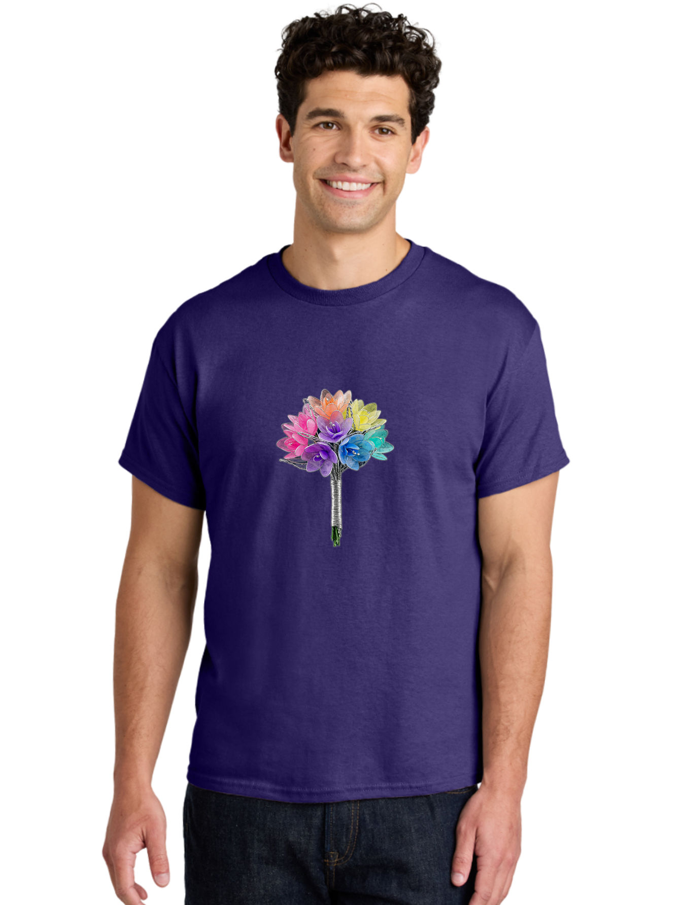 Rainbow-Flowers Men'S Graphic Tee, 100% Cotton, Comfortable Casual Summer Wear, Machine Washable, Vintage Camera, Old Camera, Antique Camera, Black Camera, Classic Photography, Photography Equipment, Nostalgic Device, Film Camera, Camera Art Baf450