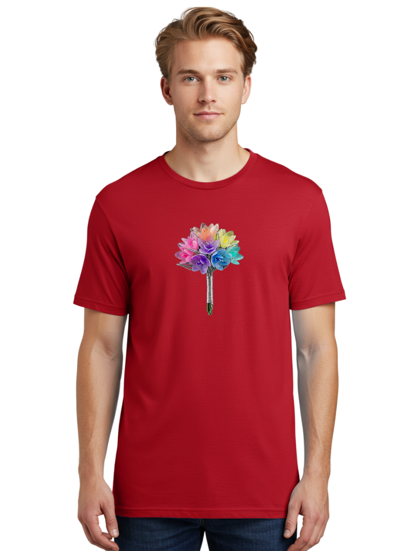 Rainbow-Flowers Men'S Graphic Tee, 100% Cotton, Comfortable Casual Summer Wear, Machine Washable, Vintage Camera, Old Camera, Antique Camera, Black Camera, Classic Photography, Photography Equipment, Nostalgic Device, Film Camera, Camera Art Baf450