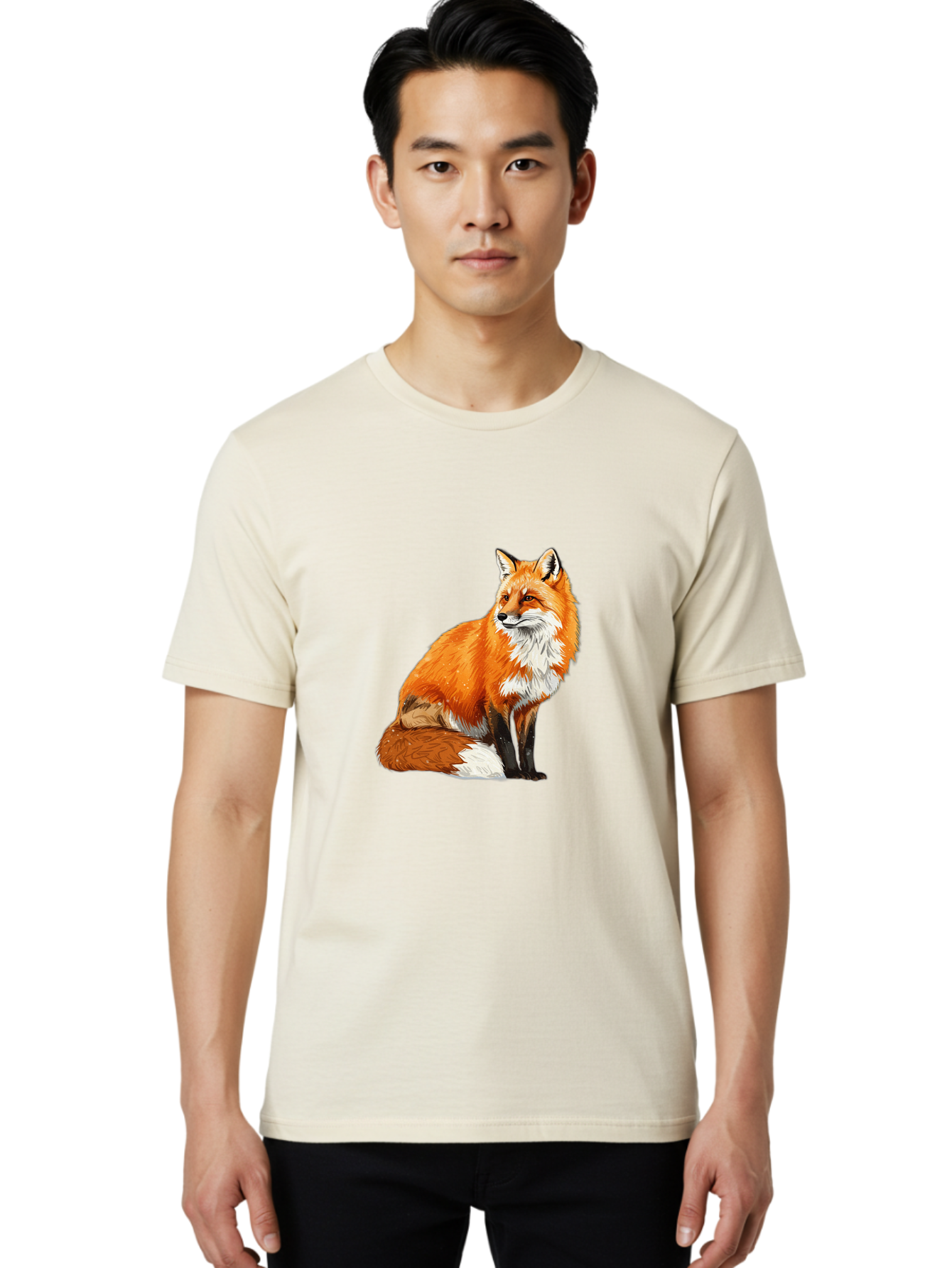 Red-Fox-4 Men'S Graphic Tee, 100% Cotton, Comfortable Casual Summer Wear, Machine Washable, Vintage Camera, Old Camera, Antique Camera, Black Camera, Classic Photography, Photography Equipment, Nostalgic Device, Film Camera, Camera Art Baf454