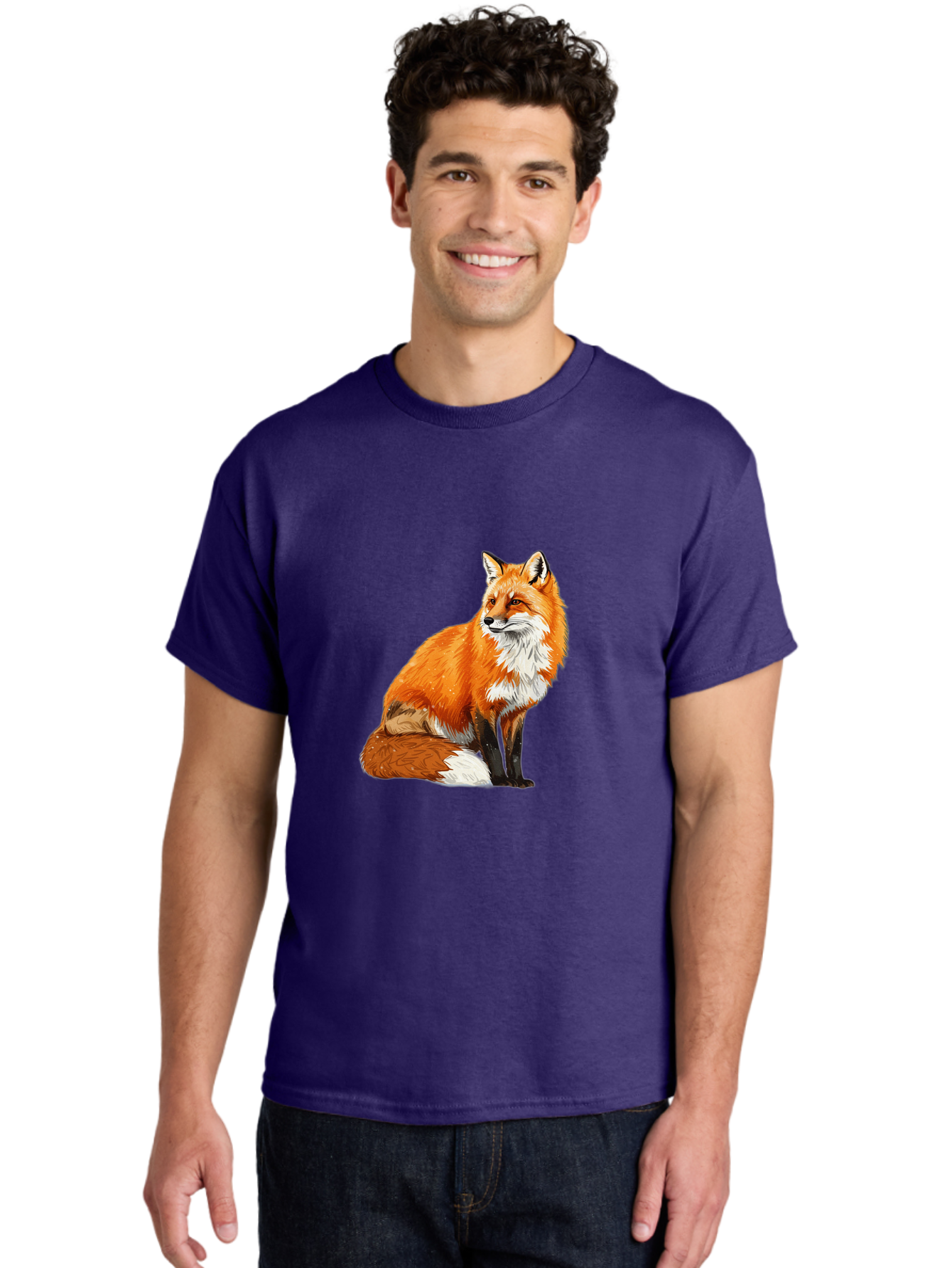 Red-Fox-4 Men'S Graphic Tee, 100% Cotton, Comfortable Casual Summer Wear, Machine Washable, Vintage Camera, Old Camera, Antique Camera, Black Camera, Classic Photography, Photography Equipment, Nostalgic Device, Film Camera, Camera Art Baf454