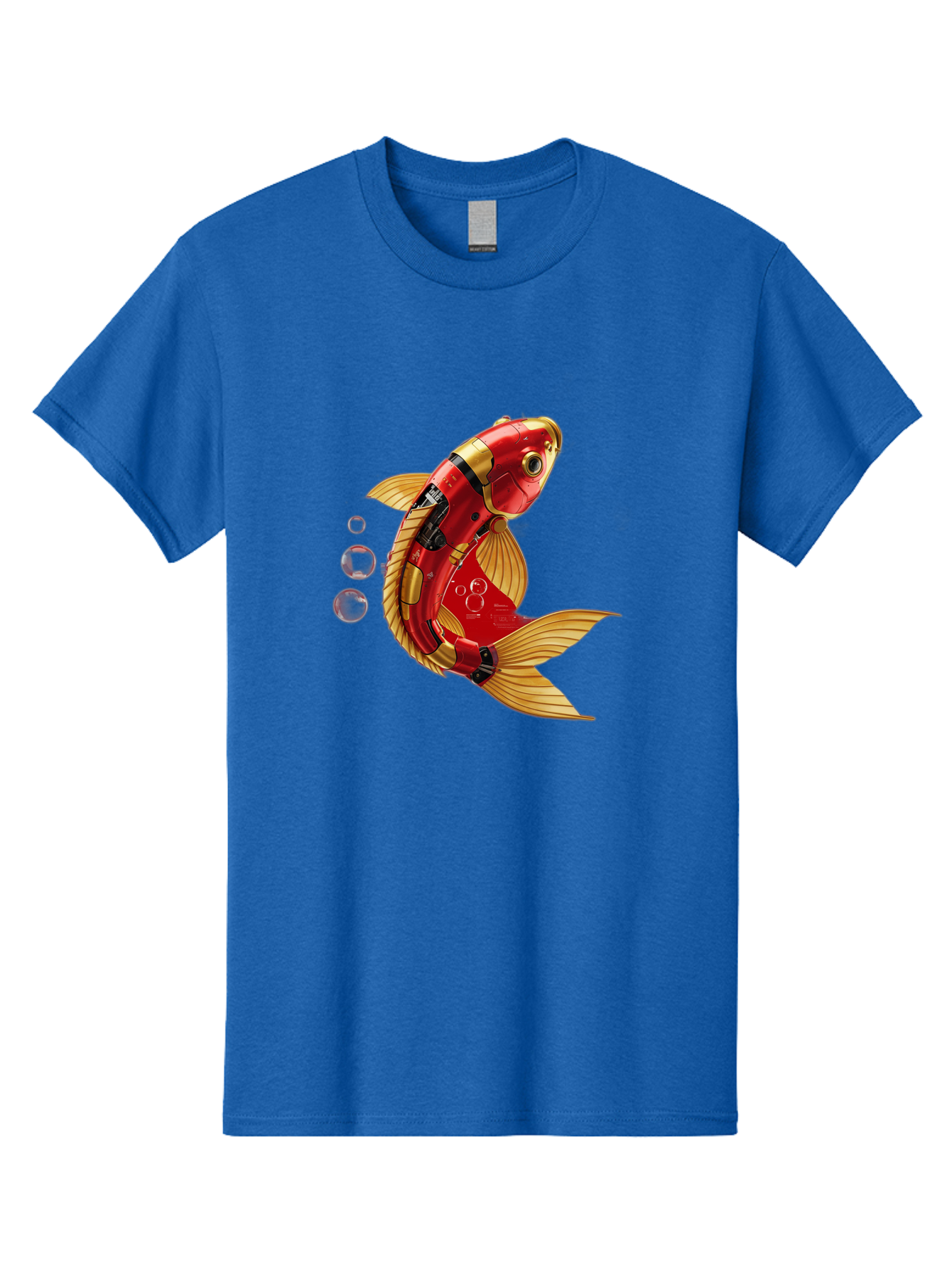 Red-Mechanical-Goldfish Men'S Graphic Tee, 100% Cotton, Comfortable Casual Summer Wear, Machine Washable, Vintage Camera, Old Camera, Antique Camera, Black Camera, Classic Photography, Photography Equipment, Nostalgic Device, Film Camera, Baf459
