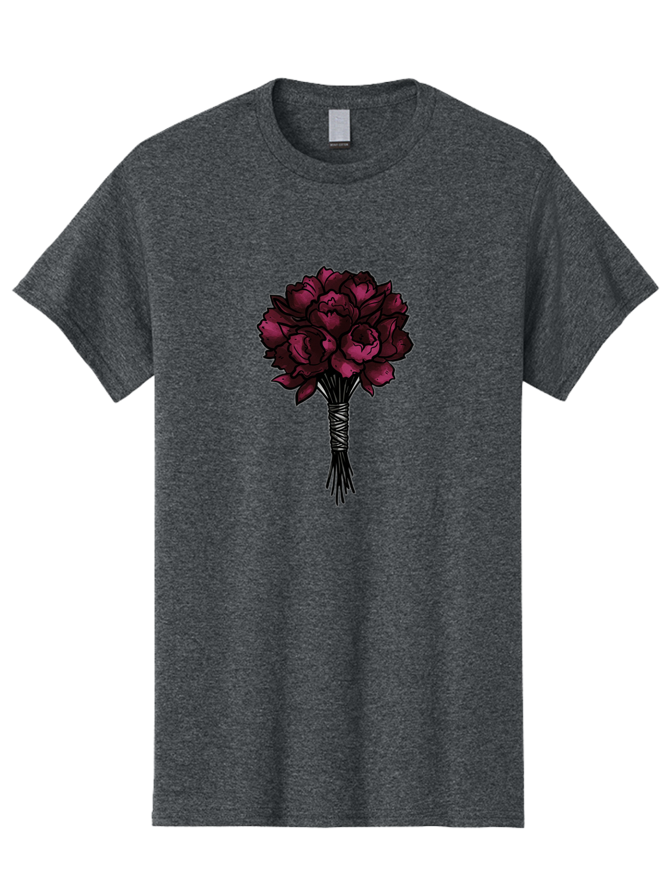 Red-Roses-Bouquet Men'S Graphic Tee, 100% Cotton, Comfortable Casual Summer Wear, Machine Washable, Vintage Camera, Old Camera, Antique Camera, Black Camera, Classic Photography, Photography Equipment, Nostalgic Device, Film Camera, Camera Art Baf460