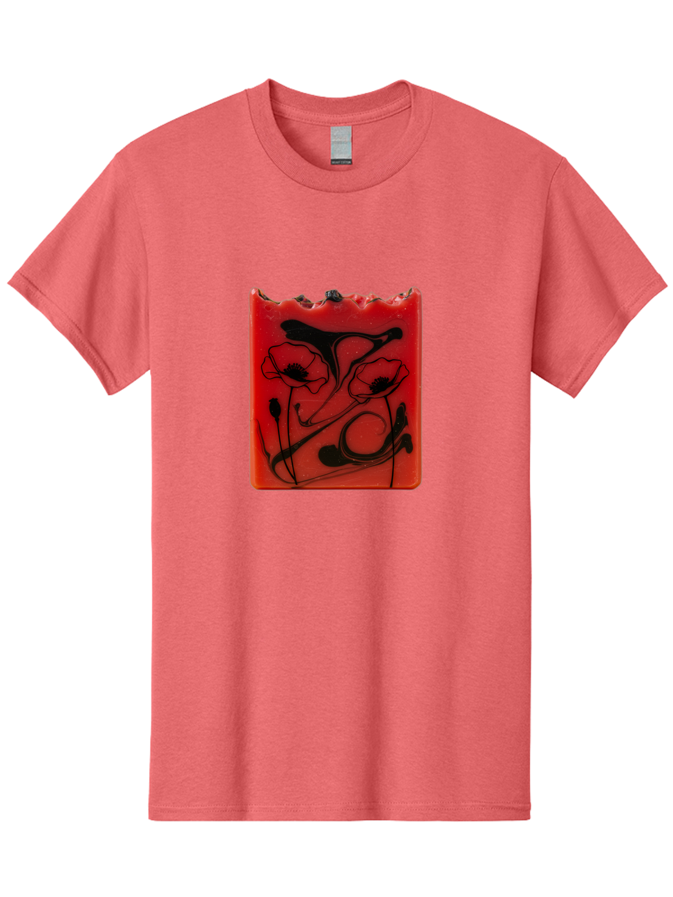 Red-Soap-With-Floral-Design Men'S Graphic Tee, 100% Cotton, Comfortable Casual Summer Wear, Machine Washable, Vintage Camera, Old Camera, Antique Camera, Black Camera, Classic Photography, Photography Equipment, Nostalgic Device, Film Camera, Baf461
