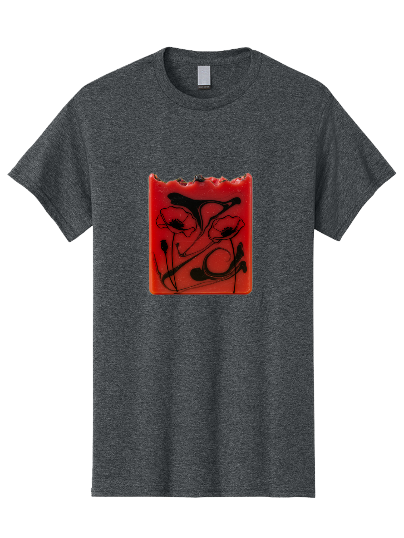 Red-Soap-With-Floral-Design Men'S Graphic Tee, 100% Cotton, Comfortable Casual Summer Wear, Machine Washable, Vintage Camera, Old Camera, Antique Camera, Black Camera, Classic Photography, Photography Equipment, Nostalgic Device, Film Camera, Baf461