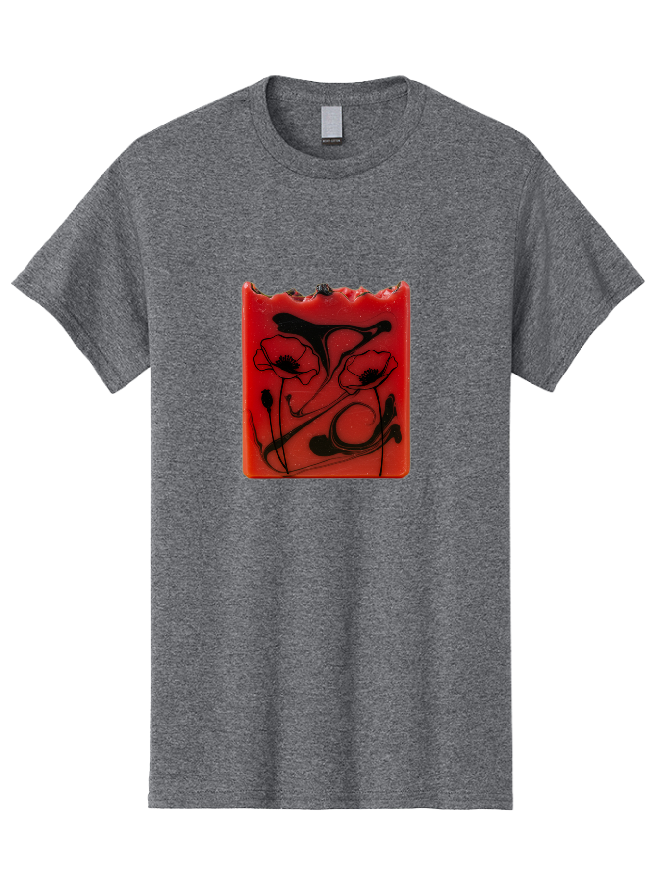 Red-Soap-With-Floral-Design Men'S Graphic Tee, 100% Cotton, Comfortable Casual Summer Wear, Machine Washable, Vintage Camera, Old Camera, Antique Camera, Black Camera, Classic Photography, Photography Equipment, Nostalgic Device, Film Camera, Baf461