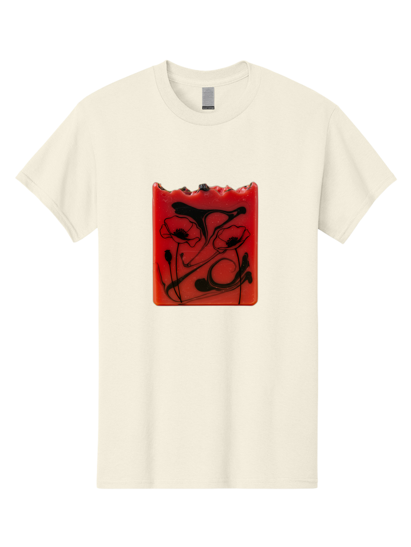Red-Soap-With-Floral-Design Men'S Graphic Tee, 100% Cotton, Comfortable Casual Summer Wear, Machine Washable, Vintage Camera, Old Camera, Antique Camera, Black Camera, Classic Photography, Photography Equipment, Nostalgic Device, Film Camera, Baf461
