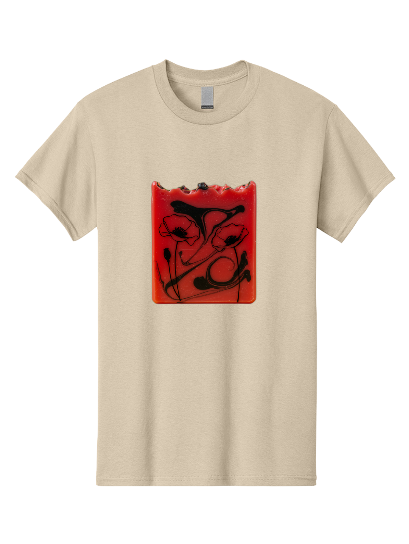 Red-Soap-With-Floral-Design Men'S Graphic Tee, 100% Cotton, Comfortable Casual Summer Wear, Machine Washable, Vintage Camera, Old Camera, Antique Camera, Black Camera, Classic Photography, Photography Equipment, Nostalgic Device, Film Camera, Baf461