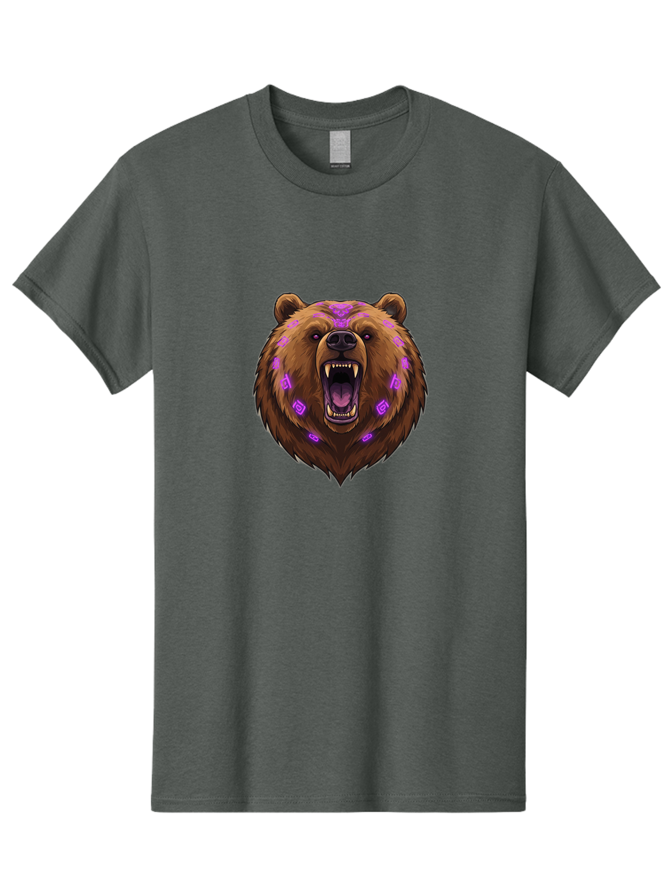 Roaring-Bear-Head Men'S Graphic Tee, 100% Cotton, Comfortable Casual Summer Wear, Machine Washable, Vintage Camera, Old Camera, Antique Camera, Black Camera, Classic Photography, Photography Equipment, Nostalgic Device, Film Camera, Camera Art Baf462
