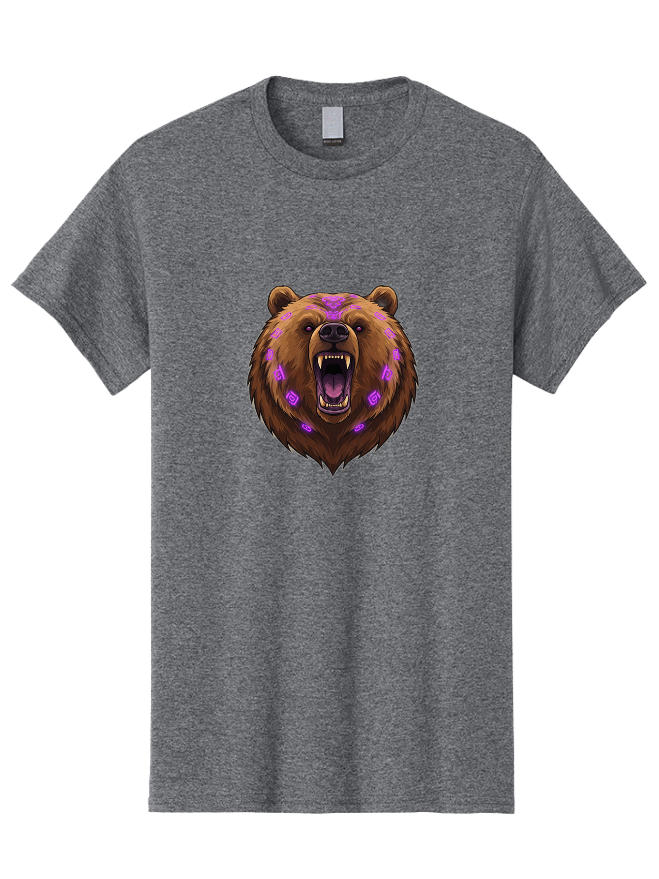 Roaring-Bear-Head Men'S Graphic Tee, 100% Cotton, Comfortable Casual Summer Wear, Machine Washable, Vintage Camera, Old Camera, Antique Camera, Black Camera, Classic Photography, Photography Equipment, Nostalgic Device, Film Camera, Camera Art Baf462
