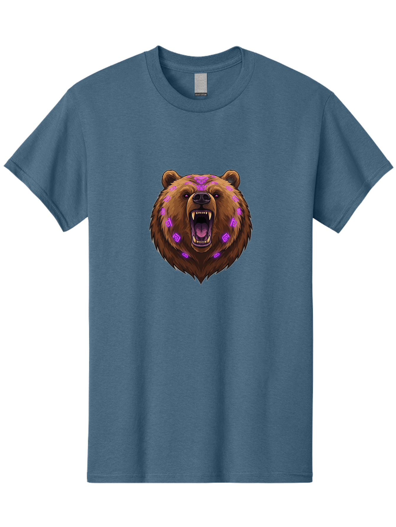 Roaring-Bear-Head Men'S Graphic Tee, 100% Cotton, Comfortable Casual Summer Wear, Machine Washable, Vintage Camera, Old Camera, Antique Camera, Black Camera, Classic Photography, Photography Equipment, Nostalgic Device, Film Camera, Camera Art Baf462