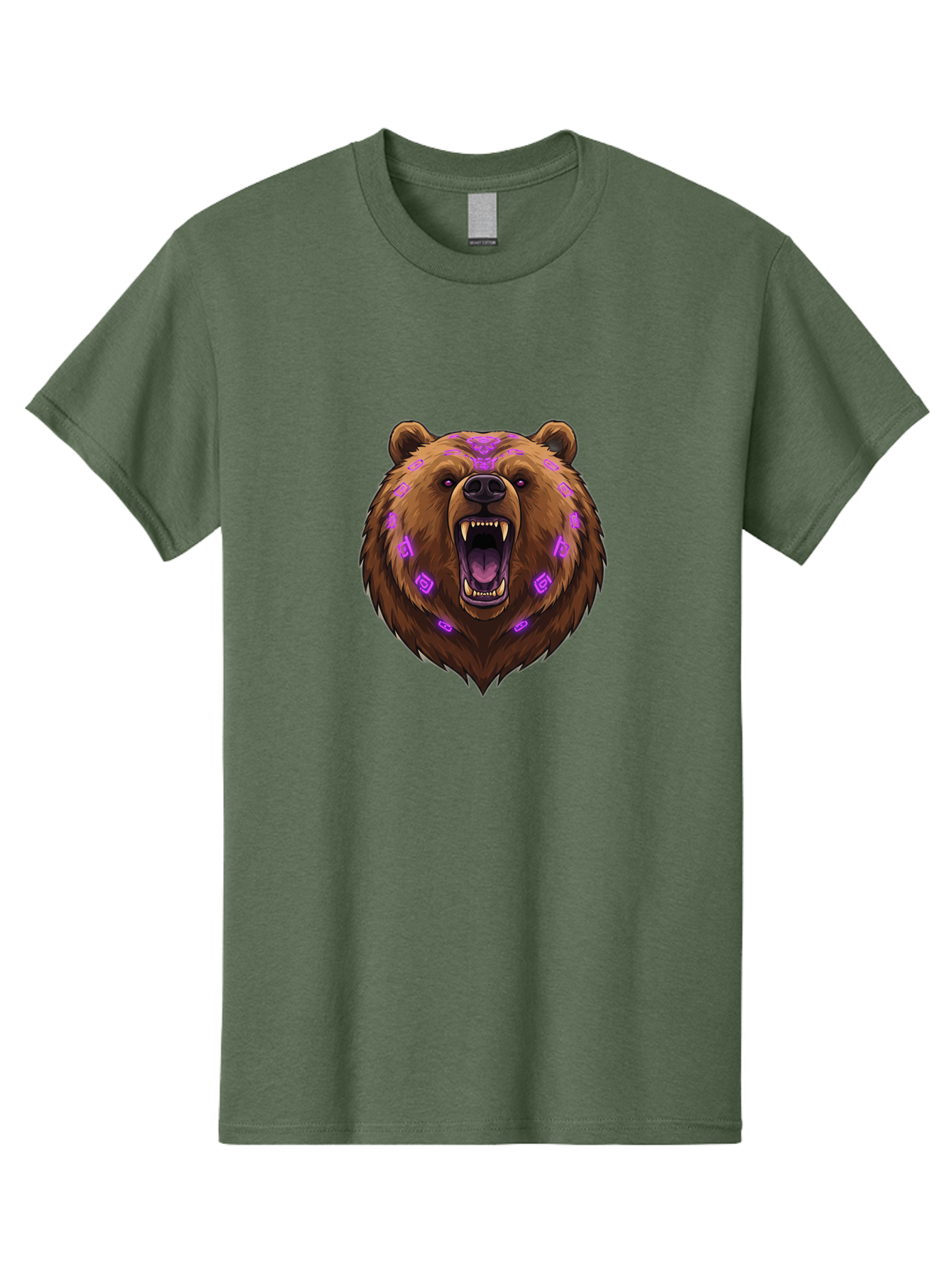 Roaring-Bear-Head Men'S Graphic Tee, 100% Cotton, Comfortable Casual Summer Wear, Machine Washable, Vintage Camera, Old Camera, Antique Camera, Black Camera, Classic Photography, Photography Equipment, Nostalgic Device, Film Camera, Camera Art Baf462