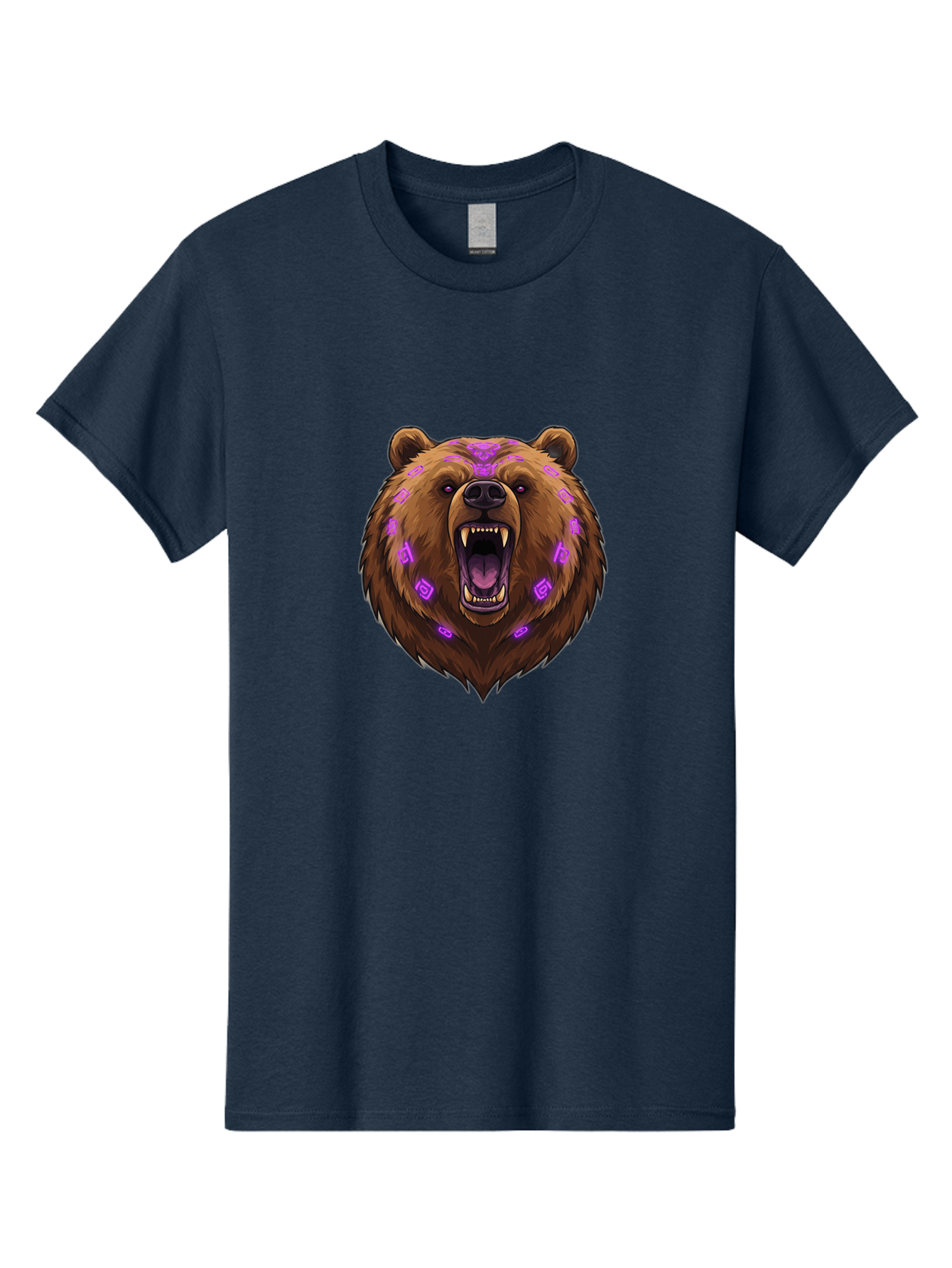Roaring-Bear-Head Men'S Graphic Tee, 100% Cotton, Comfortable Casual Summer Wear, Machine Washable, Vintage Camera, Old Camera, Antique Camera, Black Camera, Classic Photography, Photography Equipment, Nostalgic Device, Film Camera, Camera Art Baf462