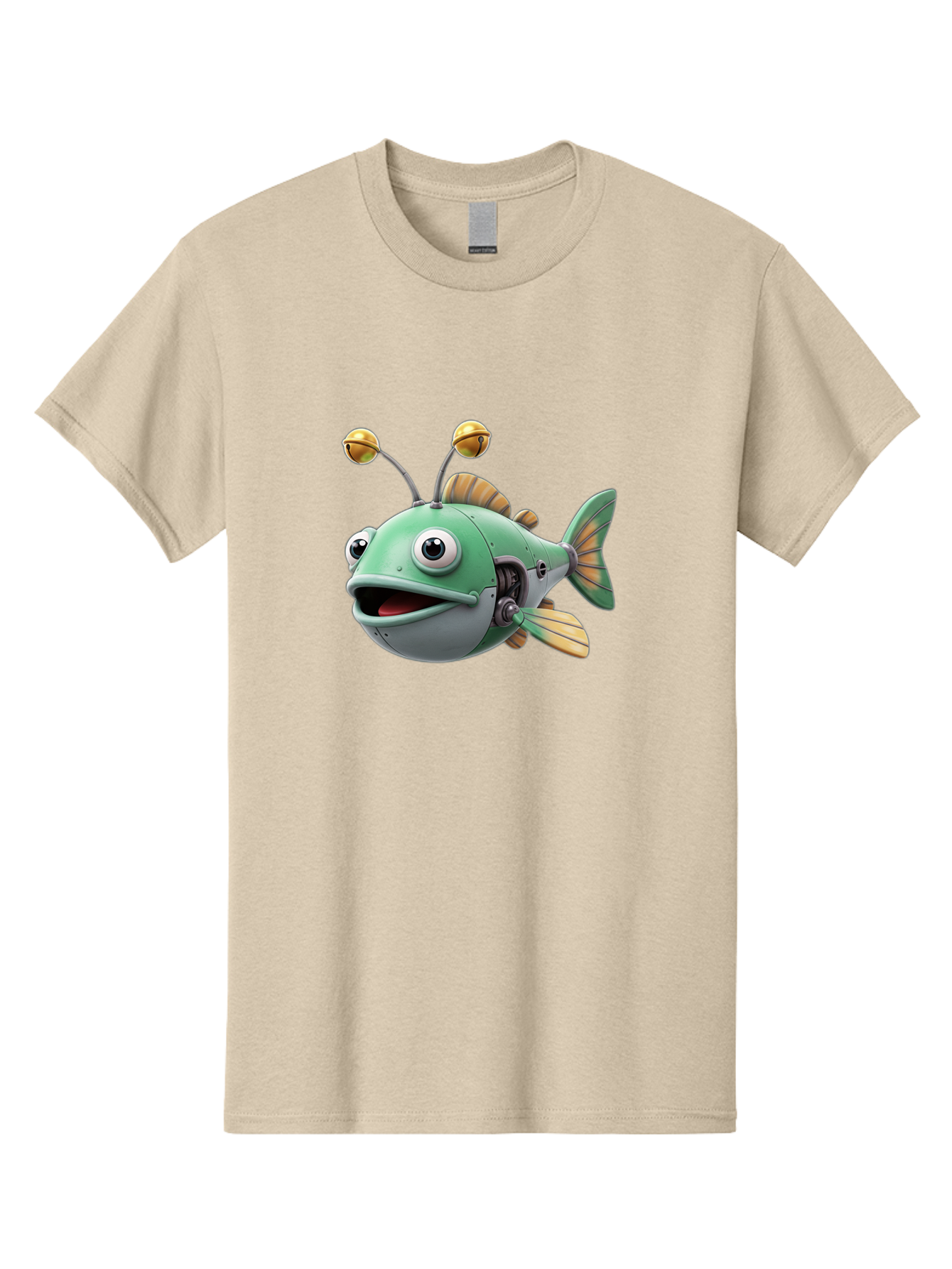 Robo-Fish-2 Men'S Graphic Tee, 100% Cotton, Comfortable Casual Summer Wear, Machine Washable, Vintage Camera, Old Camera, Antique Camera, Black Camera, Classic Photography, Photography Equipment, Nostalgic Device, Film Camera, Camera Art Baf465