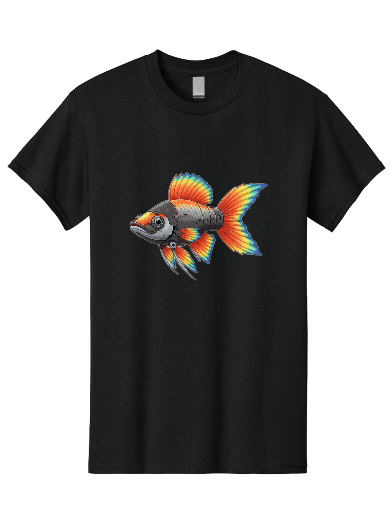 Robot-Fish Men'S Graphic Tee, 100% Cotton, Comfortable Casual Summer Wear, Machine Washable, Vintage Camera, Old Camera, Antique Camera, Black Camera, Classic Photography, Photography Equipment, Nostalgic Device, Film Camera, Camera Art Baf477