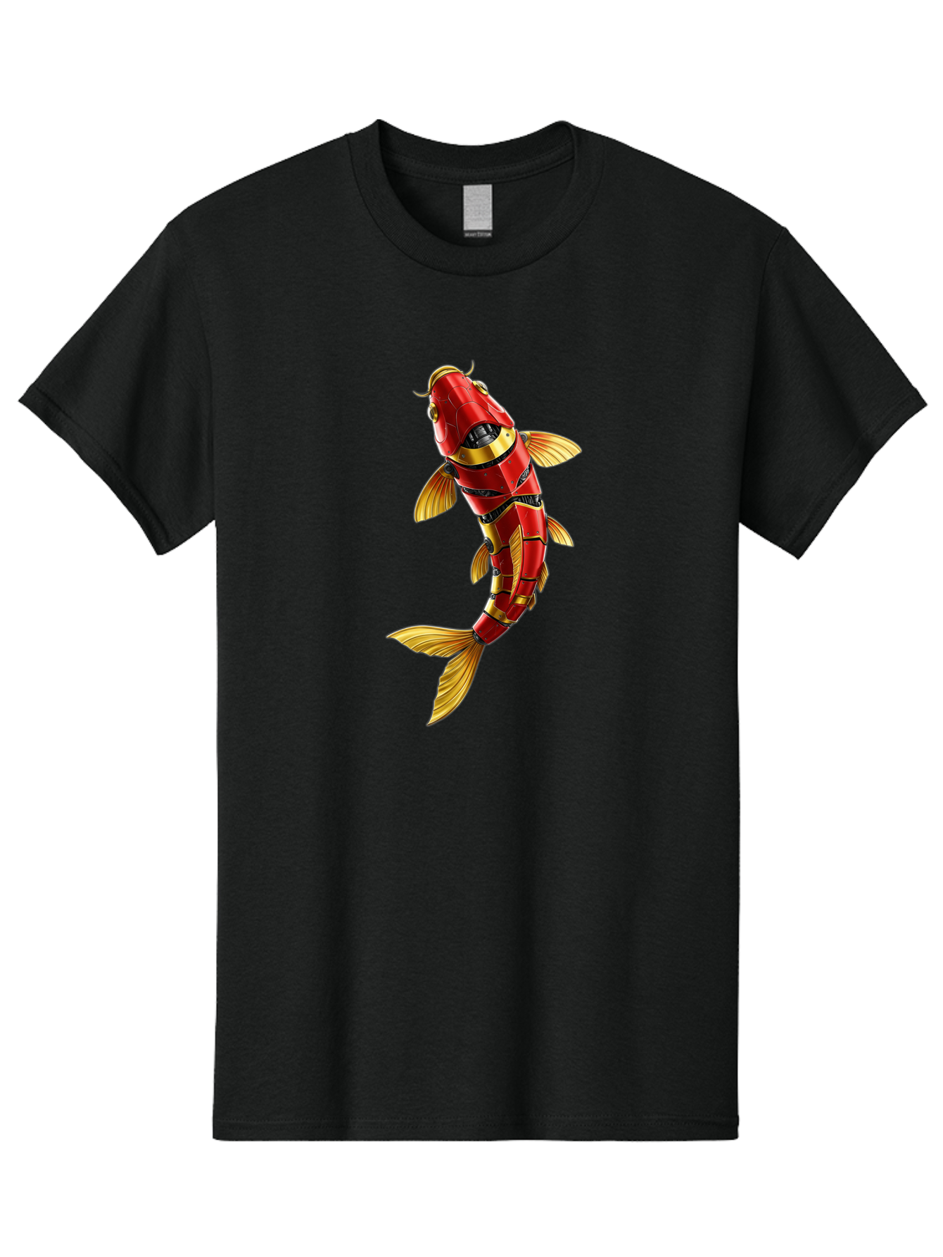 Robot-Koi-Fish Men'S Graphic Tee, 100% Cotton, Comfortable Casual Summer Wear, Machine Washable, Vintage Camera, Old Camera, Antique Camera, Black Camera, Classic Photography, Photography Equipment, Nostalgic Device, Film Camera, Camera Art Baf478