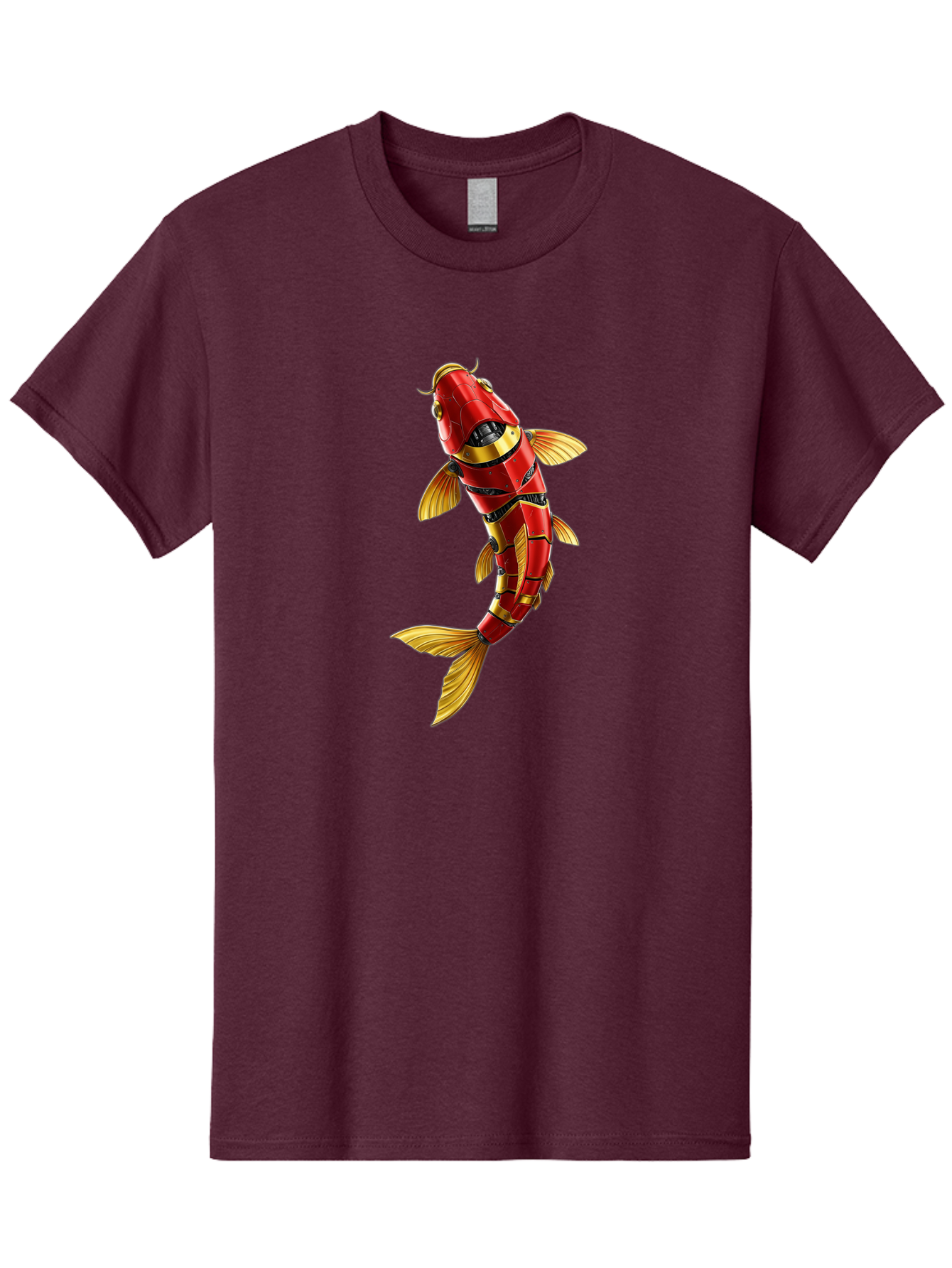 Robot-Koi-Fish Men'S Graphic Tee, 100% Cotton, Comfortable Casual Summer Wear, Machine Washable, Vintage Camera, Old Camera, Antique Camera, Black Camera, Classic Photography, Photography Equipment, Nostalgic Device, Film Camera, Camera Art Baf478