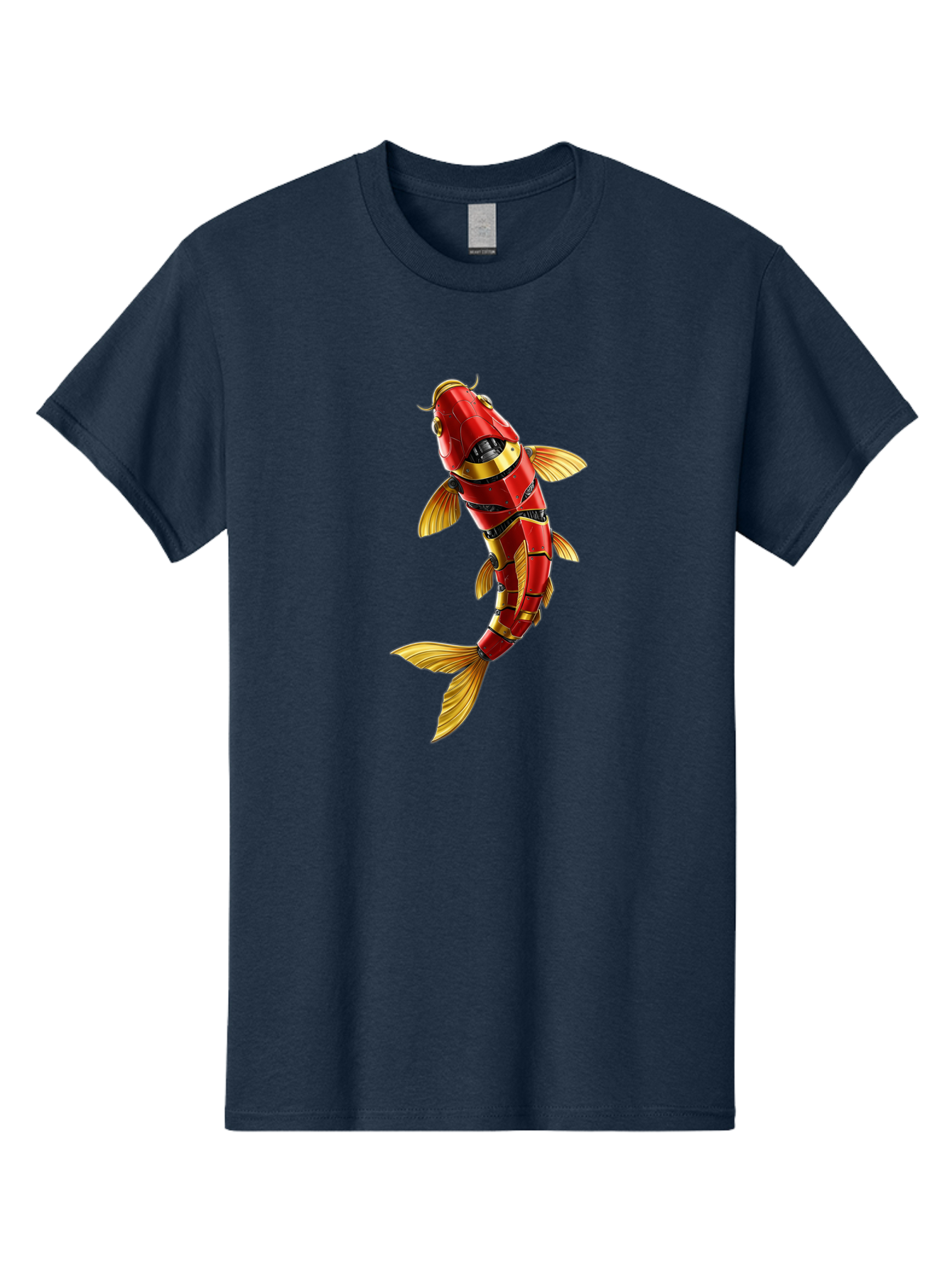 Robot-Koi-Fish Men'S Graphic Tee, 100% Cotton, Comfortable Casual Summer Wear, Machine Washable, Vintage Camera, Old Camera, Antique Camera, Black Camera, Classic Photography, Photography Equipment, Nostalgic Device, Film Camera, Camera Art Baf478