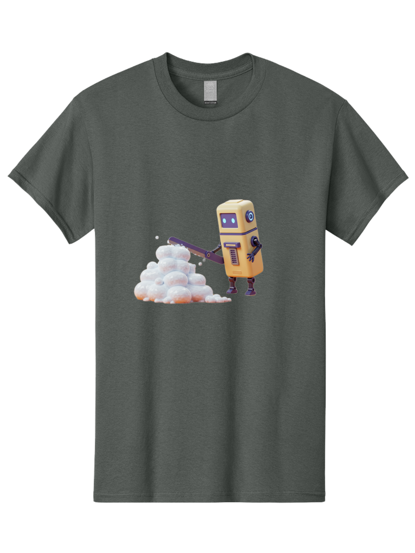 Robot-Shoveling-Snow Men'S Graphic Tee, 100% Cotton, Comfortable Casual Summer Wear, Machine Washable, Vintage Camera, Old Camera, Antique Camera, Black Camera, Classic Photography, Photography Equipment, Nostalgic Device, Film Camera, Baf479
