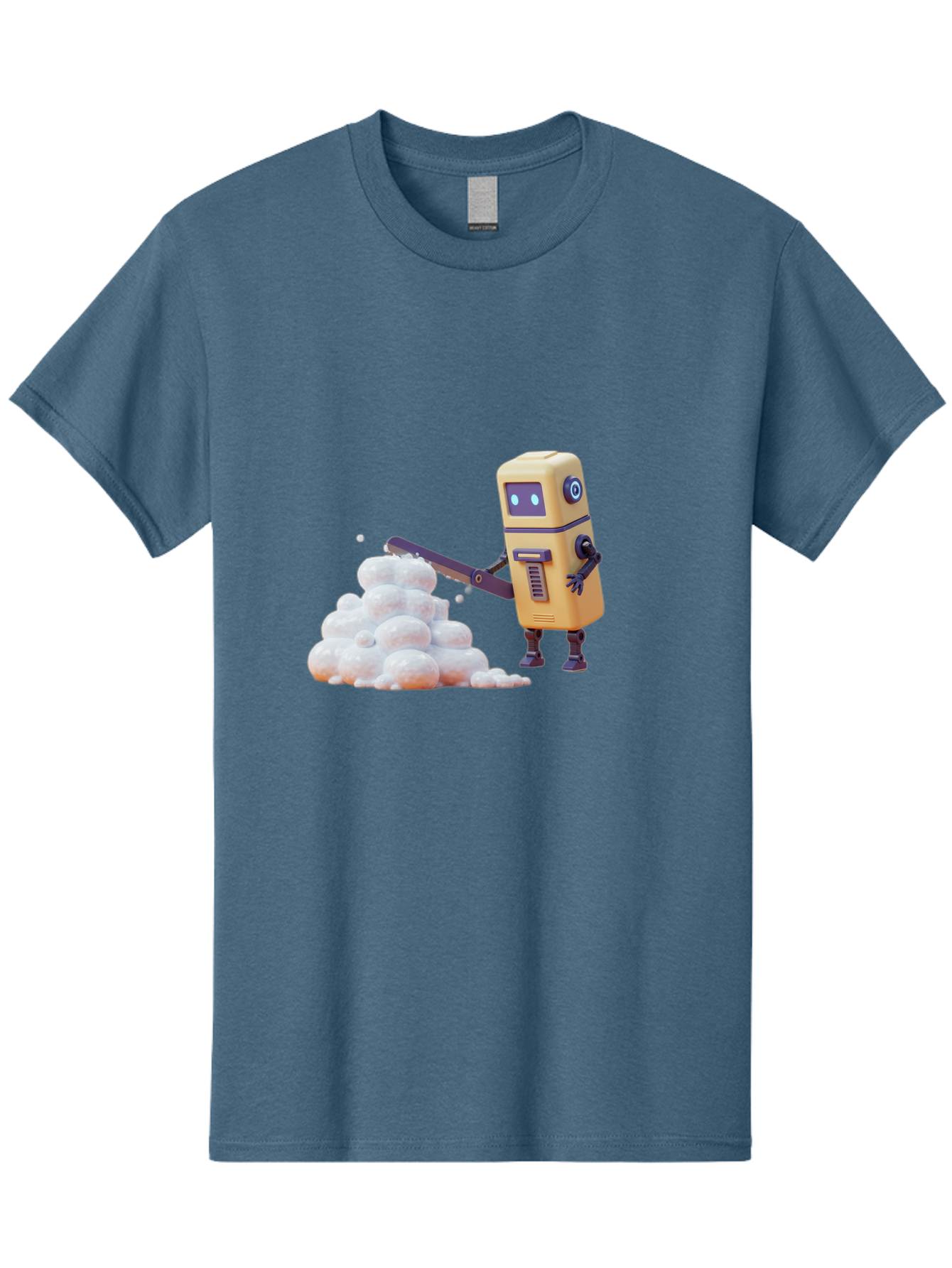 Robot-Shoveling-Snow Men'S Graphic Tee, 100% Cotton, Comfortable Casual Summer Wear, Machine Washable, Vintage Camera, Old Camera, Antique Camera, Black Camera, Classic Photography, Photography Equipment, Nostalgic Device, Film Camera, Baf479