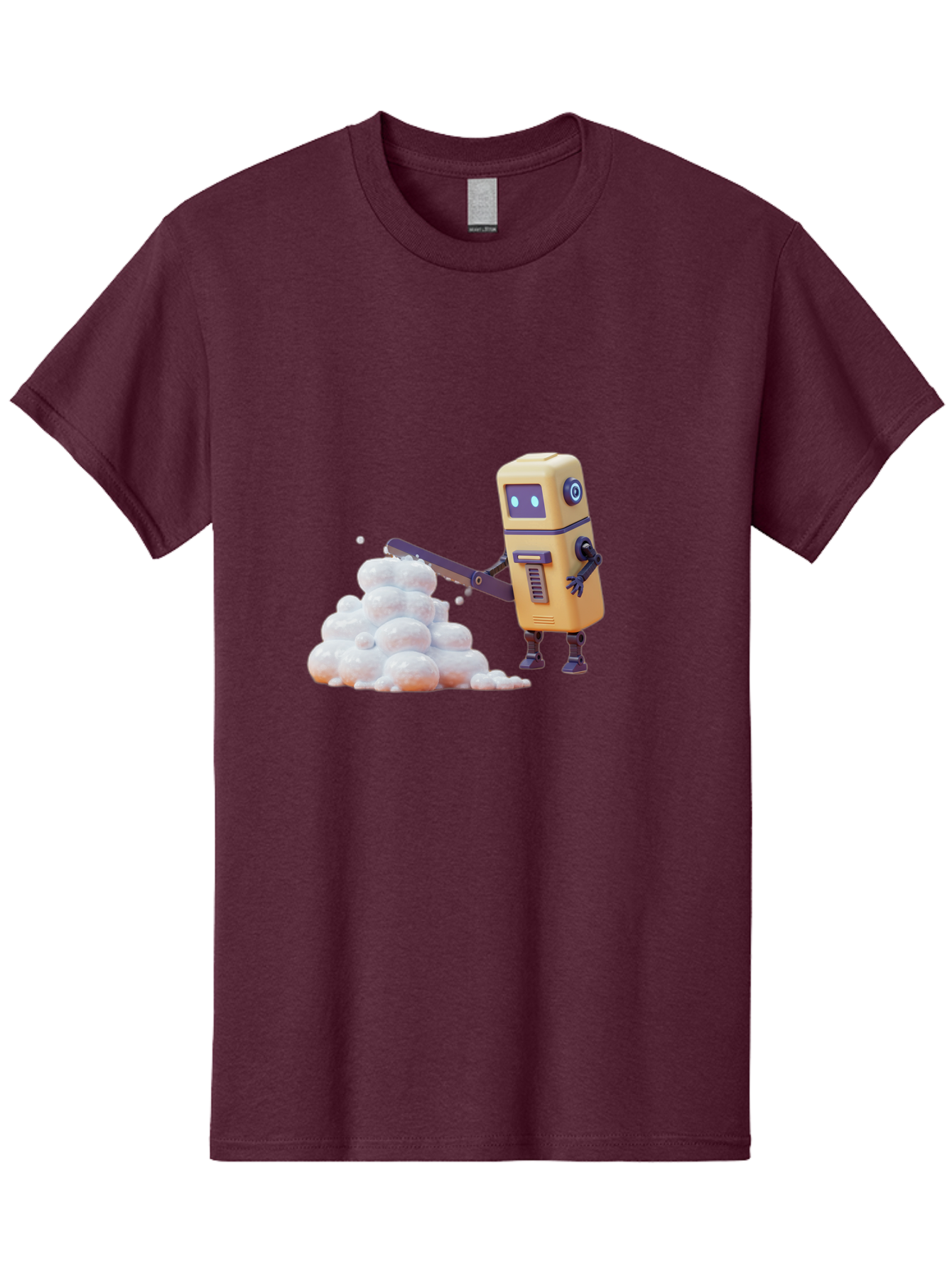 Robot-Shoveling-Snow Men'S Graphic Tee, 100% Cotton, Comfortable Casual Summer Wear, Machine Washable, Vintage Camera, Old Camera, Antique Camera, Black Camera, Classic Photography, Photography Equipment, Nostalgic Device, Film Camera, Baf479