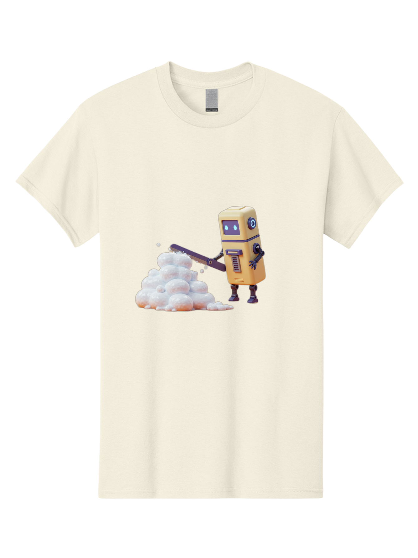 Robot-Shoveling-Snow Men'S Graphic Tee, 100% Cotton, Comfortable Casual Summer Wear, Machine Washable, Vintage Camera, Old Camera, Antique Camera, Black Camera, Classic Photography, Photography Equipment, Nostalgic Device, Film Camera, Baf479