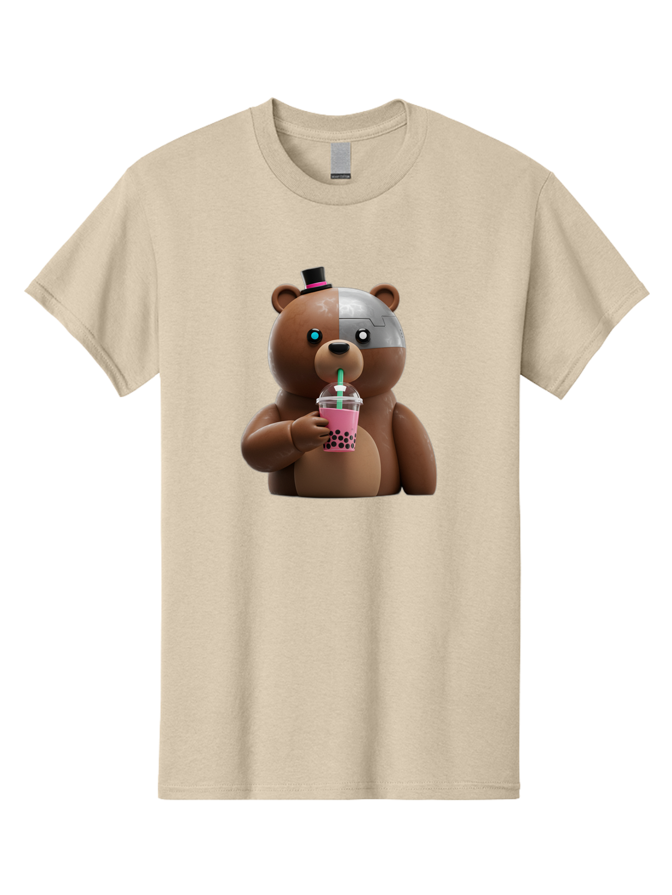 Robot-Teddy-Bear Men'S Graphic Tee, 100% Cotton, Comfortable Casual Summer Wear, Machine Washable, Vintage Camera, Old Camera, Antique Camera, Black Camera, Classic Photography, Photography Equipment, Nostalgic Device, Film Camera, Camera Art Baf481