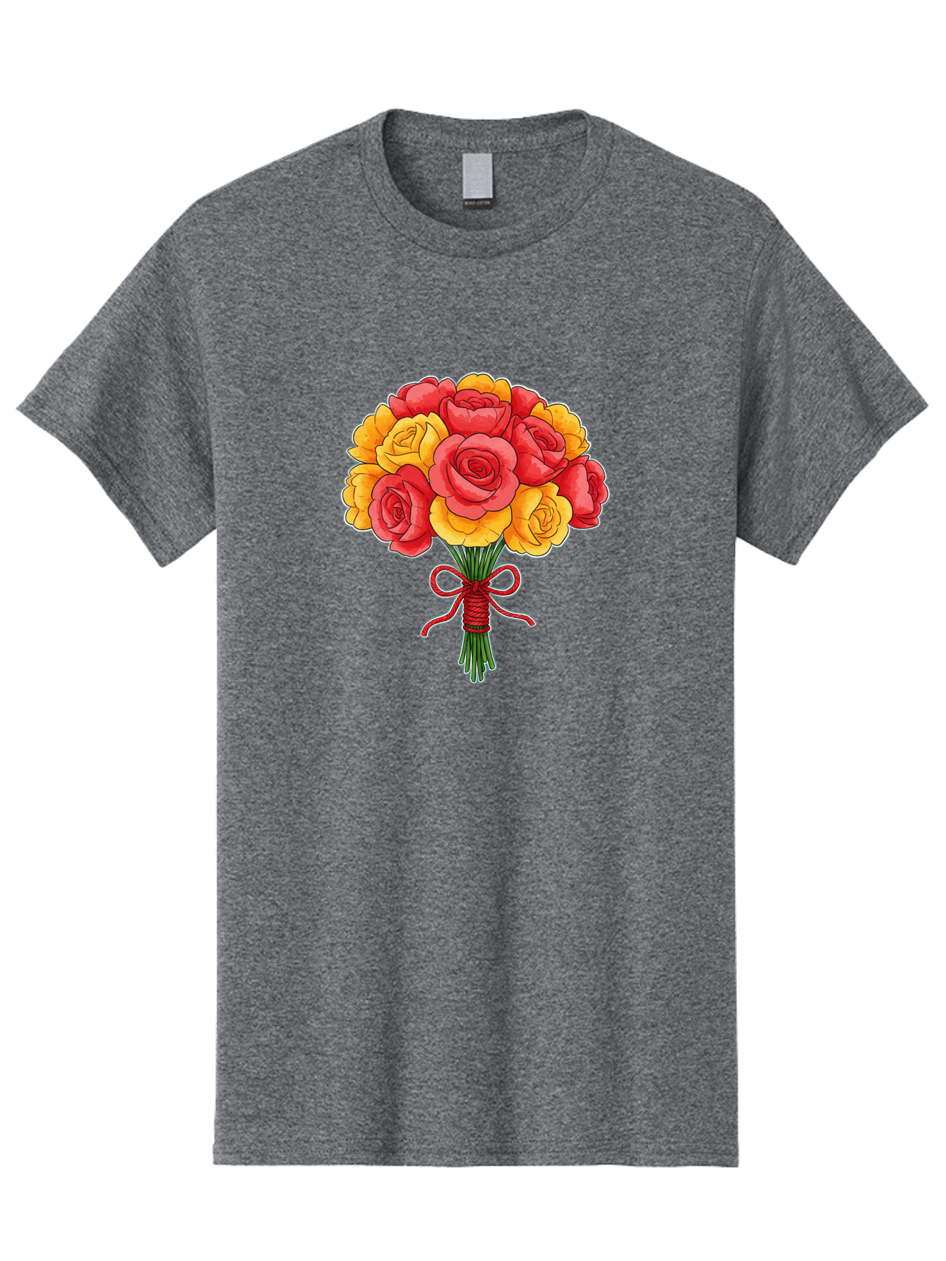 Rose-Bouquet-1 Men'S Graphic Tee, 100% Cotton, Comfortable Casual Summer Wear, Machine Washable, Vintage Camera, Old Camera, Antique Camera, Black Camera, Classic Photography, Photography Equipment, Nostalgic Device, Film Camera, Camera Art Baf487