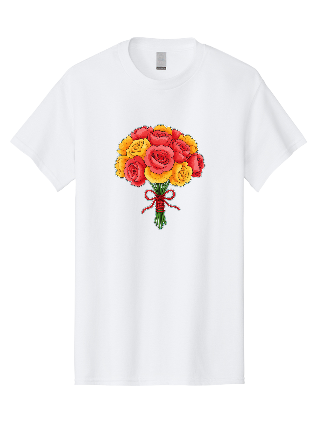 Rose-Bouquet-1 Men'S Graphic Tee, 100% Cotton, Comfortable Casual Summer Wear, Machine Washable, Vintage Camera, Old Camera, Antique Camera, Black Camera, Classic Photography, Photography Equipment, Nostalgic Device, Film Camera, Camera Art Baf487