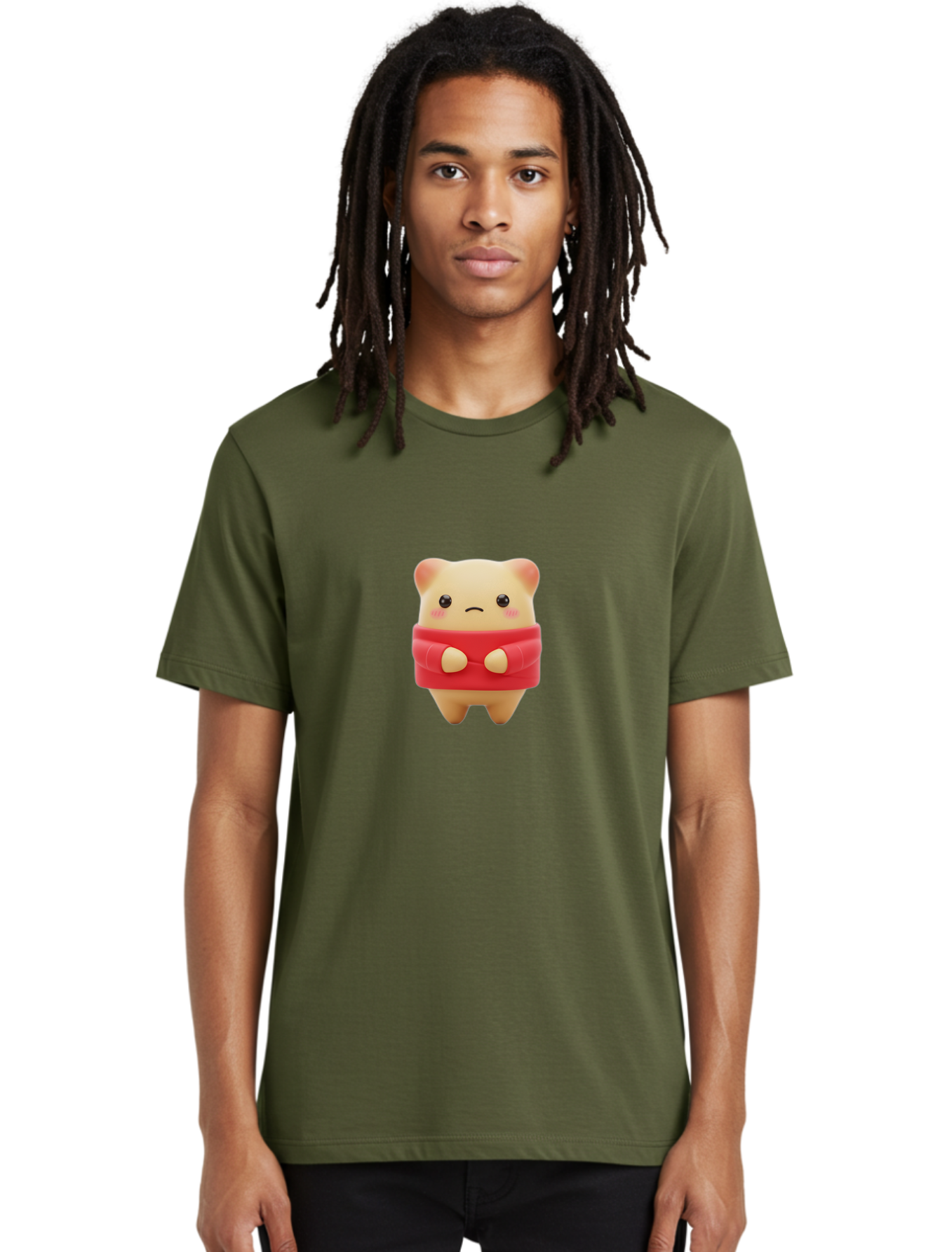 Sad-Cat-Figurine Men'S Graphic Tee, 100% Cotton, Comfortable Casual Summer Wear, Machine Washable, Vintage Camera, Old Camera, Antique Camera, Black Camera, Classic Photography, Photography Equipment, Nostalgic Device, Film Camera, Camera Art Baf494