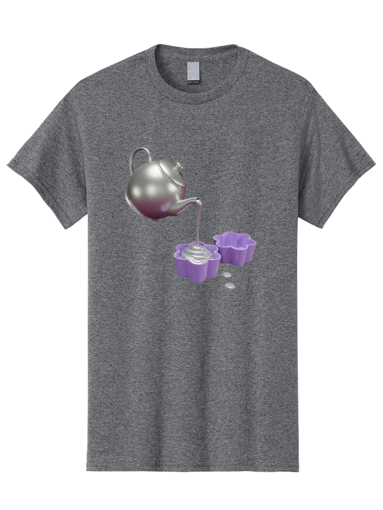 Silver-Teapot-Pouring Men'S Graphic Tee, 100% Cotton, Comfortable Casual Summer Wear, Machine Washable, Vintage Camera, Old Camera, Antique Camera, Black Camera, Classic Photography, Photography Equipment, Nostalgic Device, Film Camera, Baf506