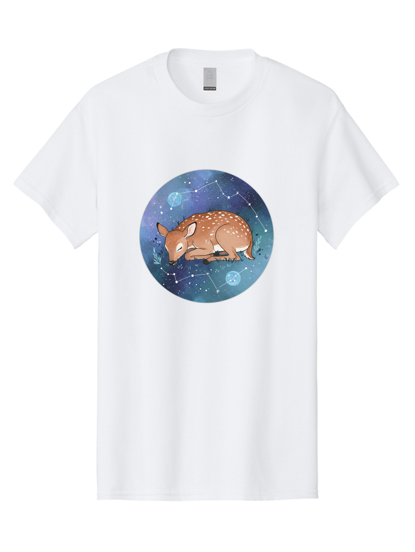 Sleeping-Fawn-1 Men'S Graphic Tee, 100% Cotton, Comfortable Casual Summer Wear, Machine Washable, Vintage Camera, Old Camera, Antique Camera, Black Camera, Classic Photography, Photography Equipment, Nostalgic Device, Film Camera, Camera Art Baf511