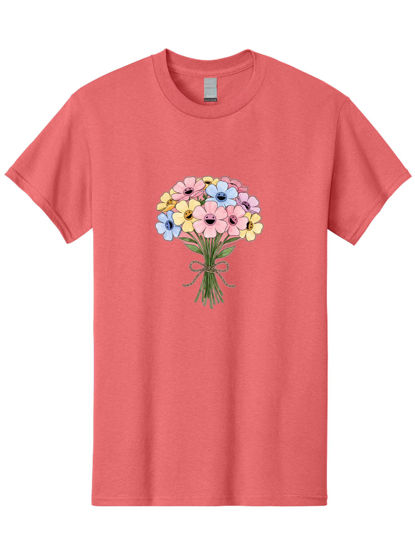 Smiley-Flower-Bouquet Men'S Graphic Tee, 100% Cotton, Comfortable Casual Summer Wear, Machine Washable, Vintage Camera, Old Camera, Antique Camera, Black Camera, Classic Photography, Photography Equipment, Nostalgic Device, Film Camera, Baf517