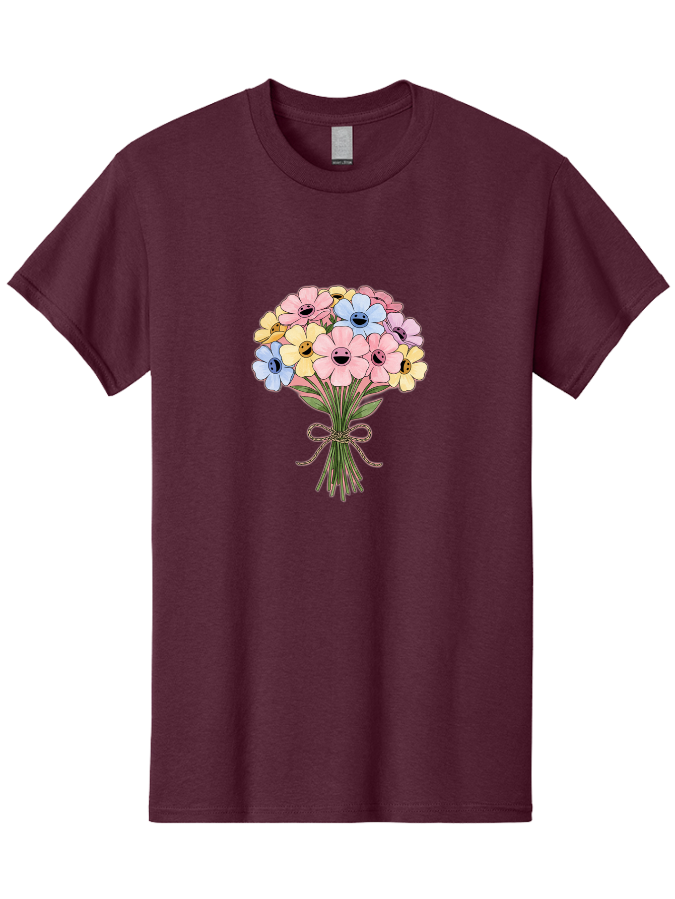 Smiley-Flower-Bouquet Men'S Graphic Tee, 100% Cotton, Comfortable Casual Summer Wear, Machine Washable, Vintage Camera, Old Camera, Antique Camera, Black Camera, Classic Photography, Photography Equipment, Nostalgic Device, Film Camera, Baf517