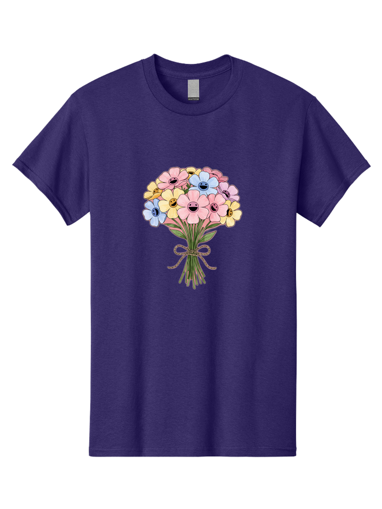Smiley-Flower-Bouquet Men'S Graphic Tee, 100% Cotton, Comfortable Casual Summer Wear, Machine Washable, Vintage Camera, Old Camera, Antique Camera, Black Camera, Classic Photography, Photography Equipment, Nostalgic Device, Film Camera, Baf517