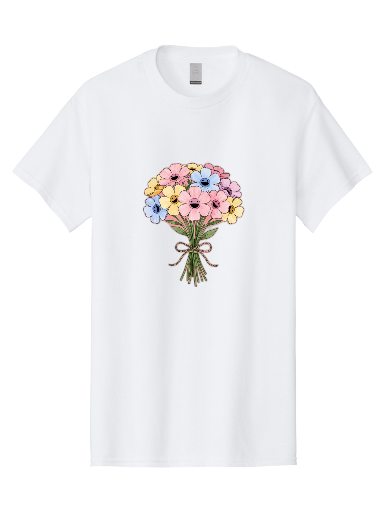 Smiley-Flower-Bouquet Men'S Graphic Tee, 100% Cotton, Comfortable Casual Summer Wear, Machine Washable, Vintage Camera, Old Camera, Antique Camera, Black Camera, Classic Photography, Photography Equipment, Nostalgic Device, Film Camera, Baf517