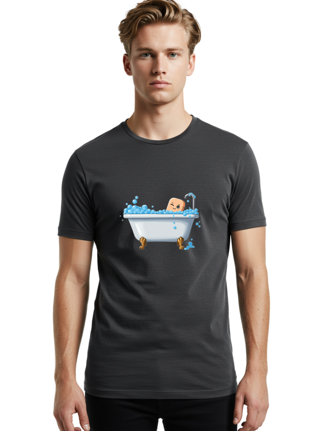 Soap-In-Bathtub Men'S Graphic Tee, 100% Cotton, Comfortable Casual Summer Wear, Machine Washable, Vintage Camera, Old Camera, Antique Camera, Black Camera, Classic Photography, Photography Equipment, Nostalgic Device, Film Camera, Camera Art Baf529
