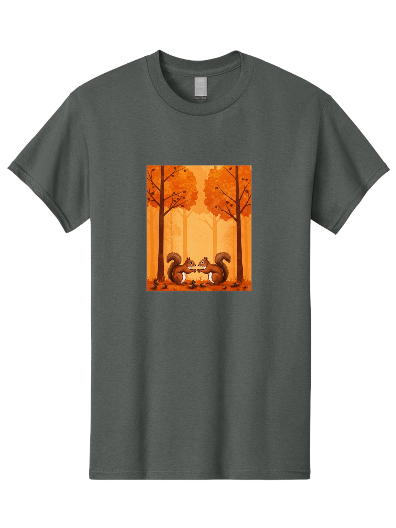 Squirrels-In-Forest Men'S Graphic Tee, 100% Cotton, Comfortable Casual Summer Wear, Machine Washable, Vintage Camera, Old Camera, Antique Camera, Black Camera, Classic Photography, Photography Equipment, Nostalgic Device, Film Camera, Baf539